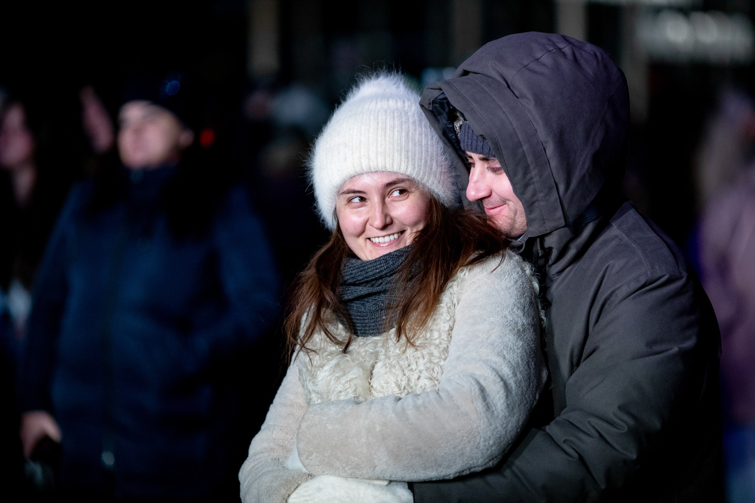 Открытие новогоднего городка на центральной площади Владивостока. Репортажный фотограф Александр Хитров