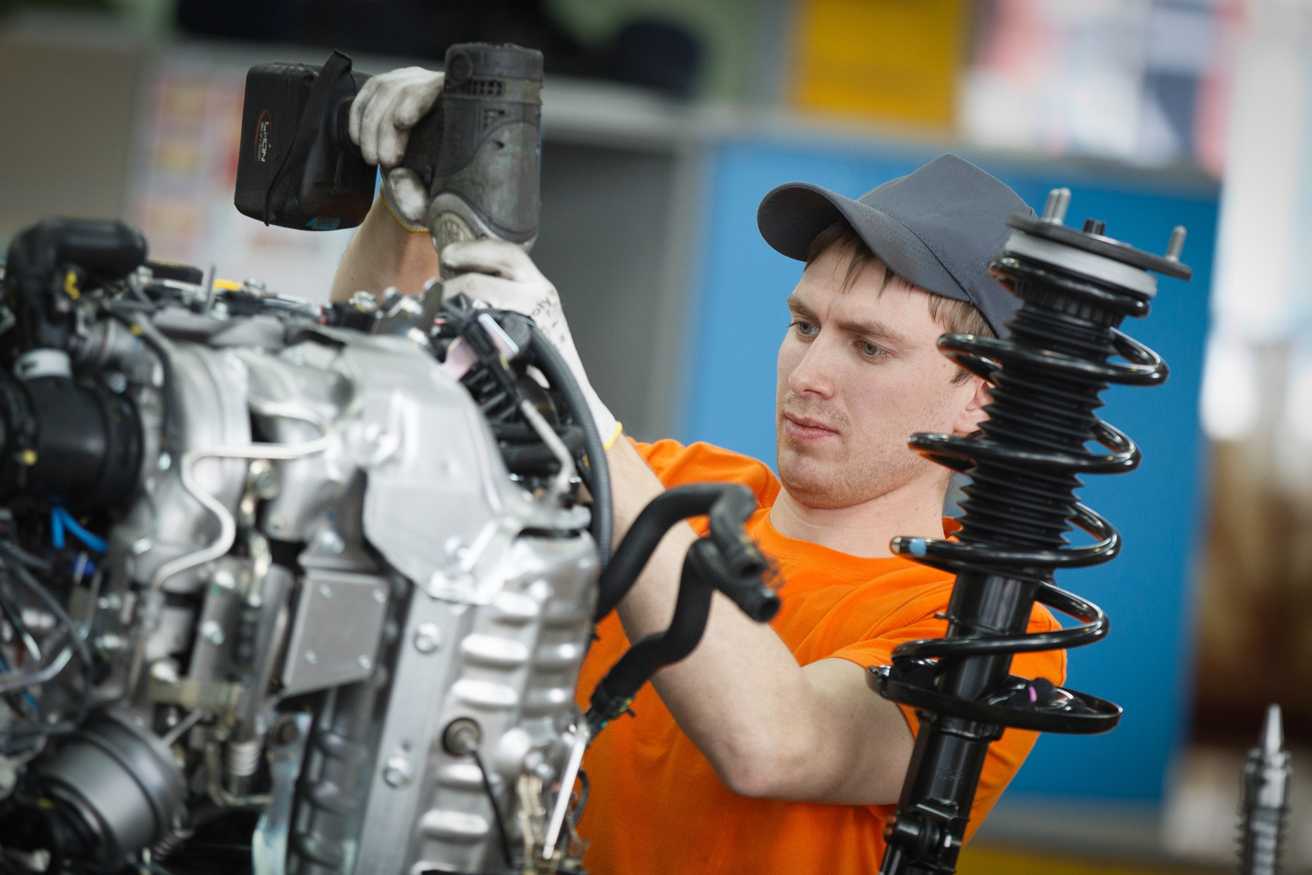 Линия Mazda на заводе Sollers. Репортажный фотограф Александр Хитров