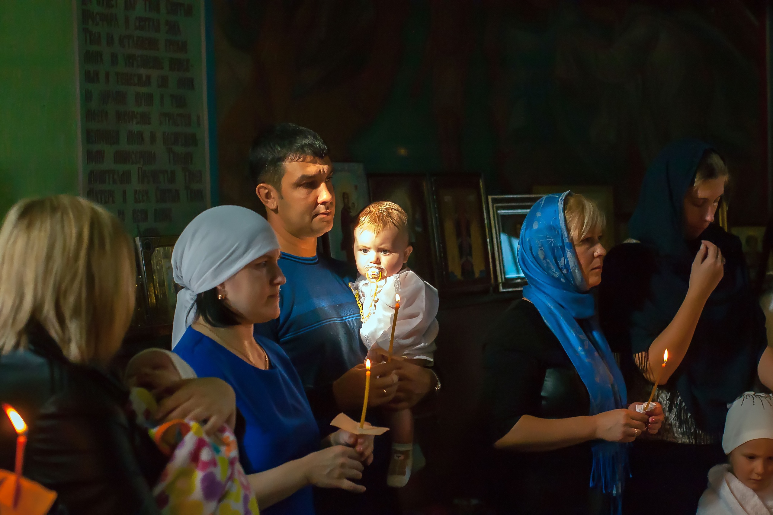 Крещение в п. Сероглазка