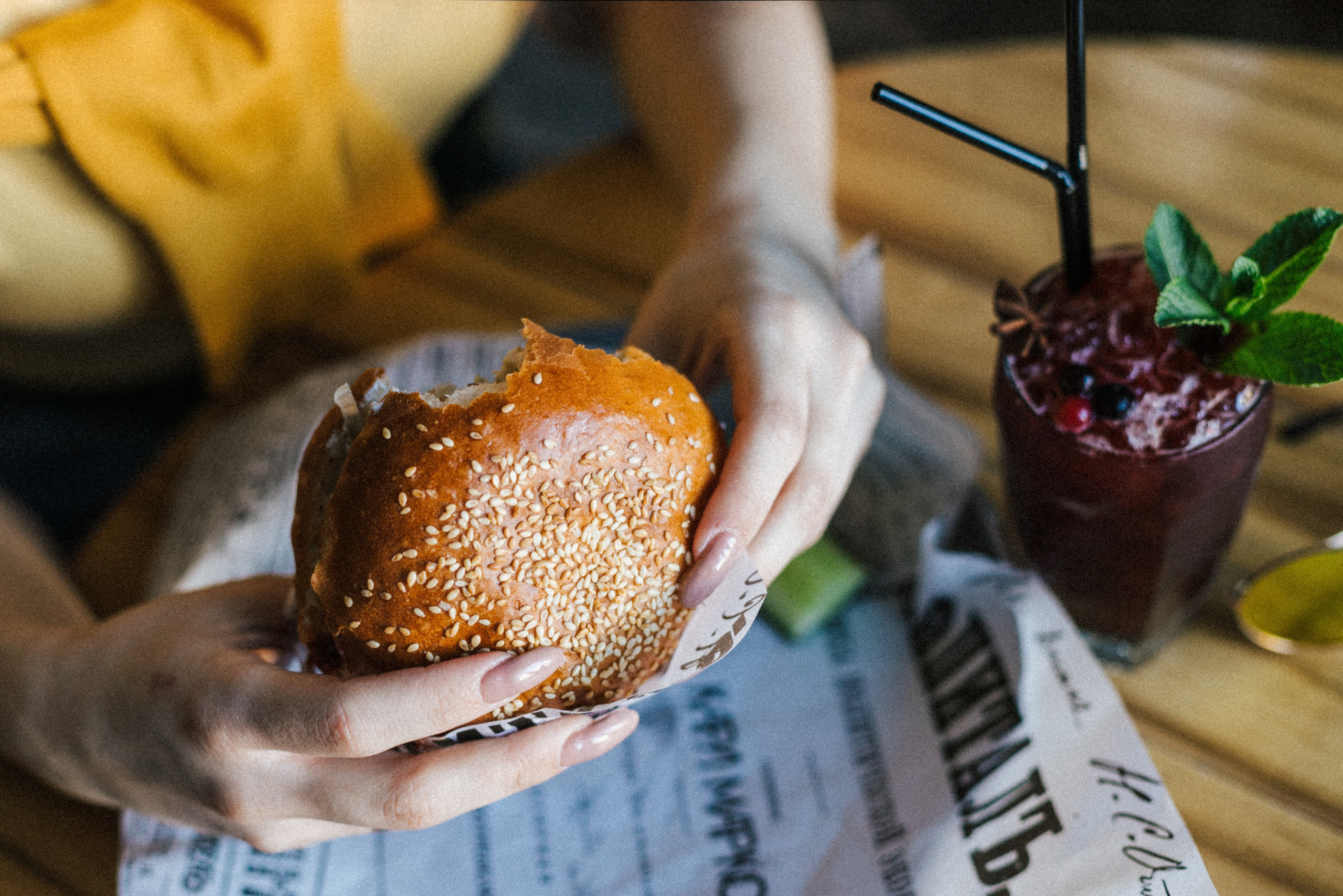 время обеда