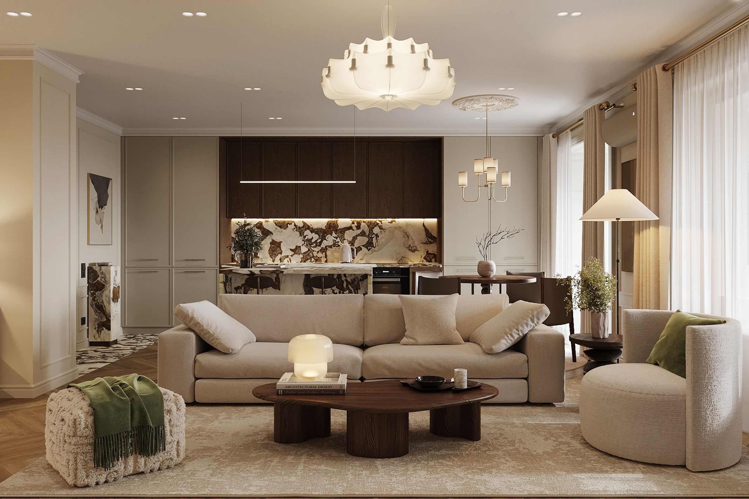 АППАРТАМЕНТЫ LAPLAND/ квартира, 95 м²