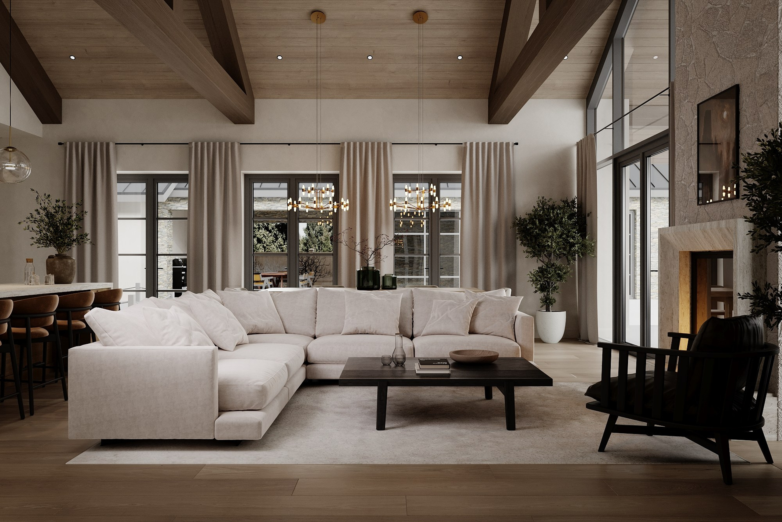 РЕЗИДЕНЦИЯ PALITRA / загородный дом, 340 м²