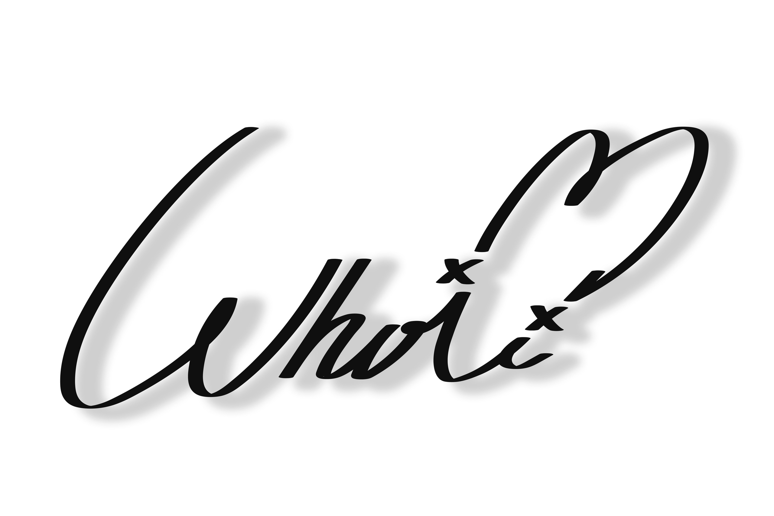 Thoughts aloud and to oneself. Whoii art