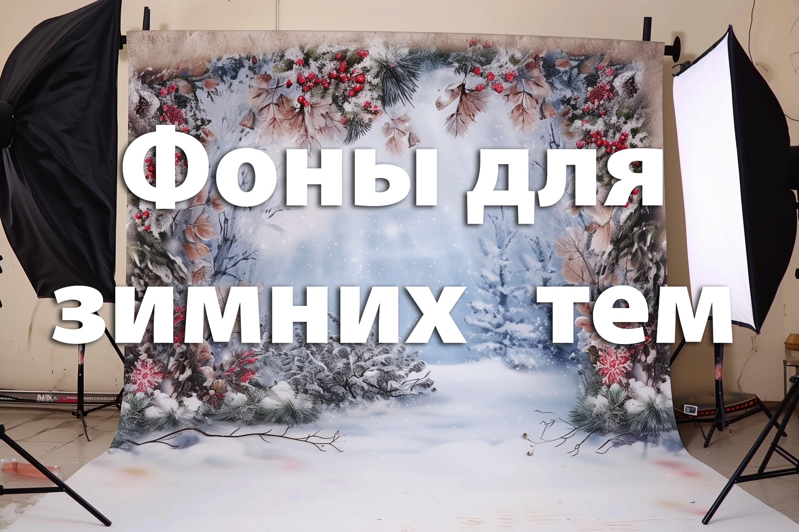 Зимние фоны