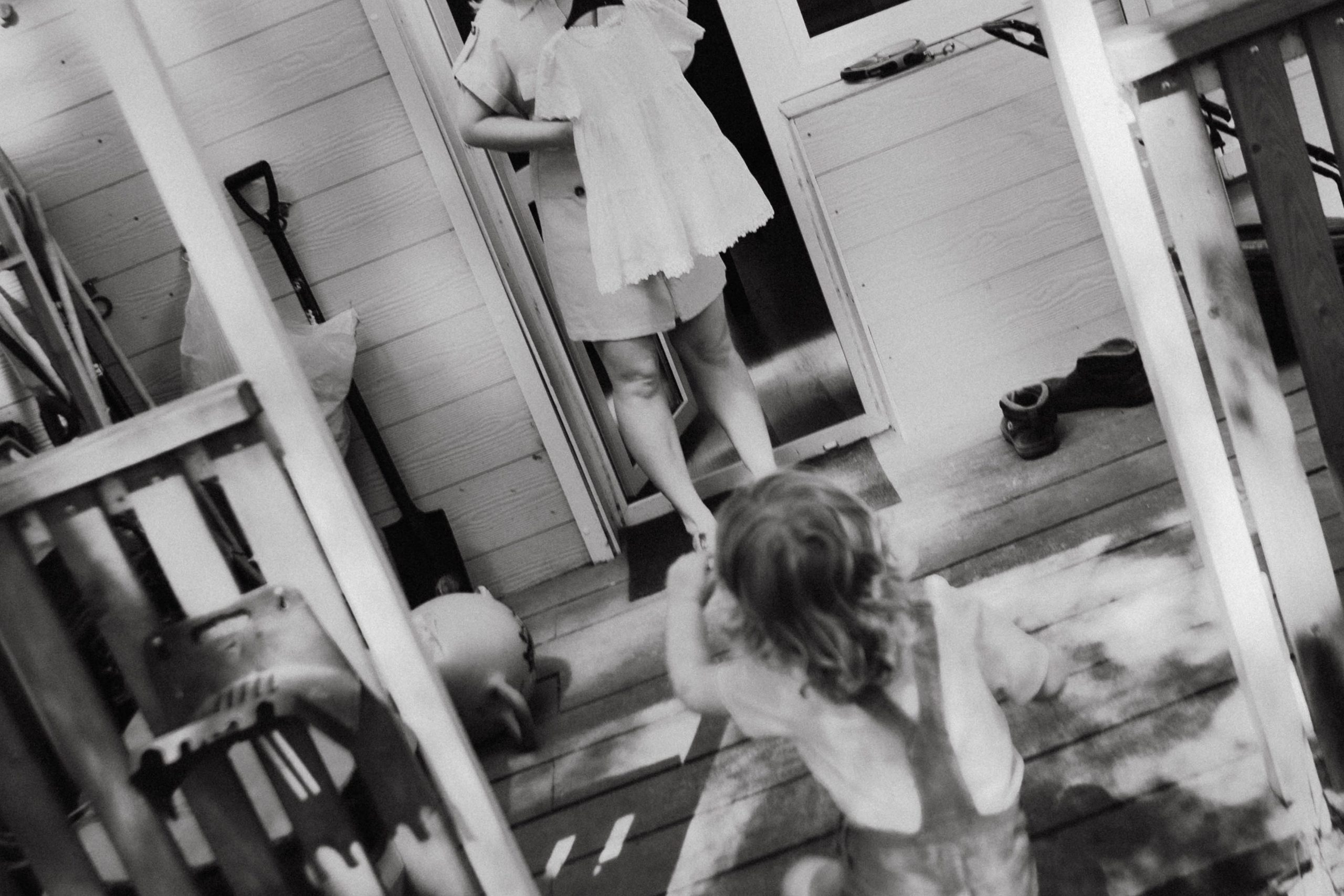 Даша с малышкой Сашей