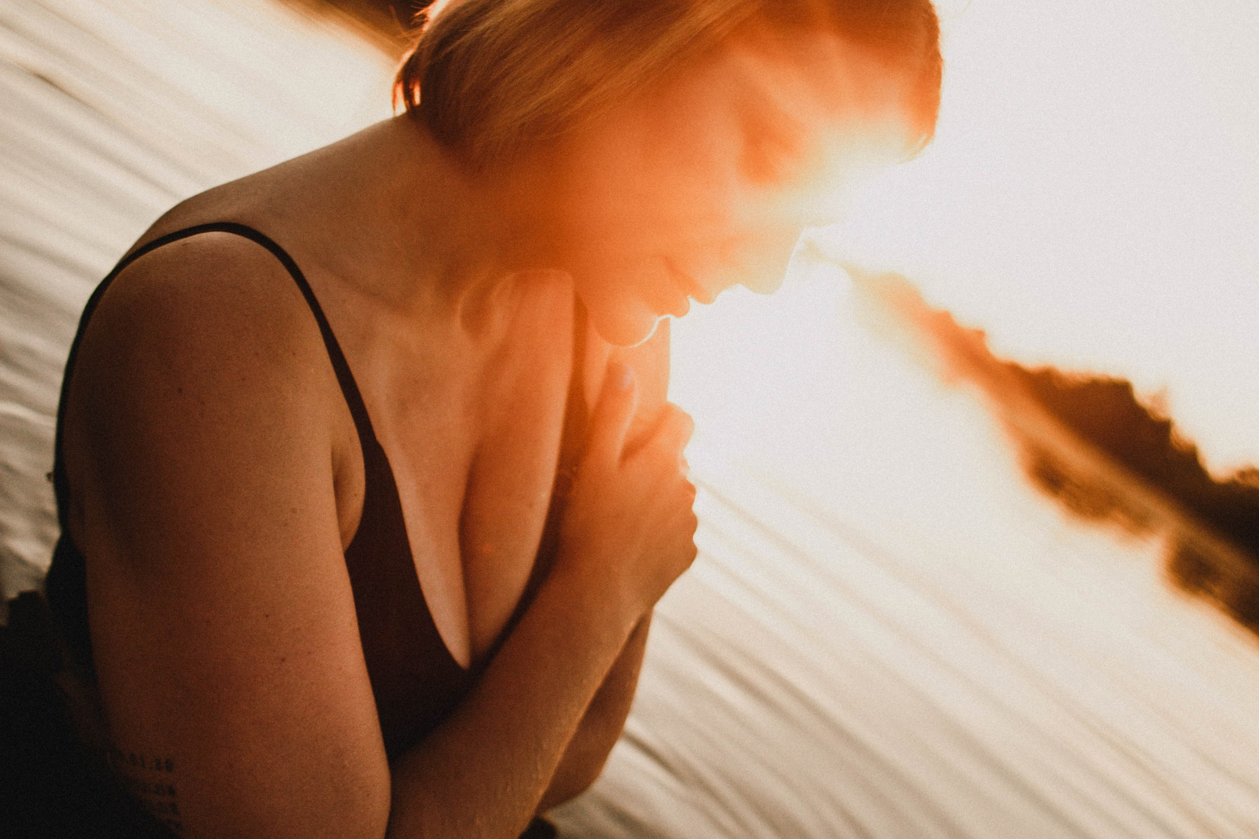 Ирина. Закат на реке.