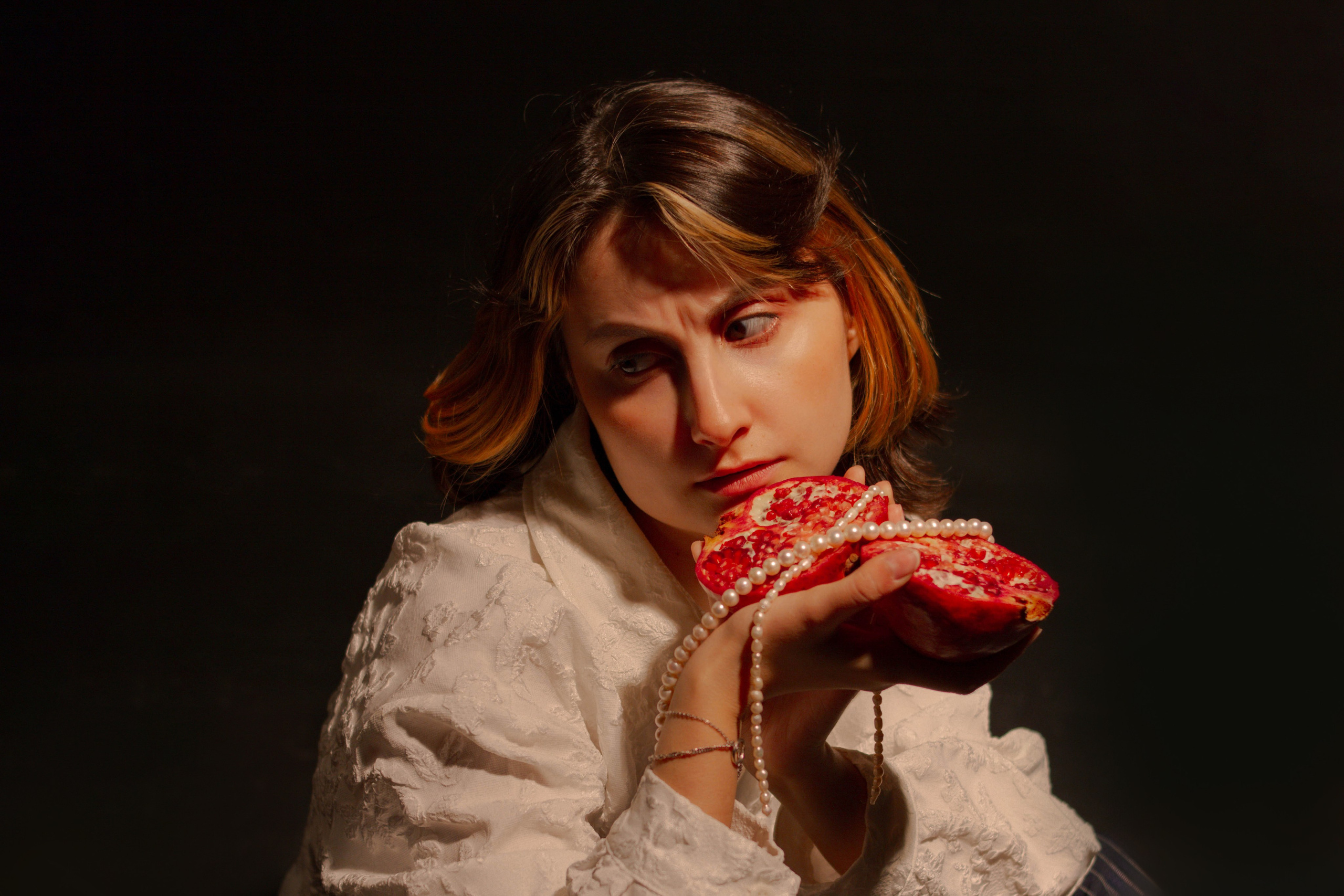 Гранат и жемчуг