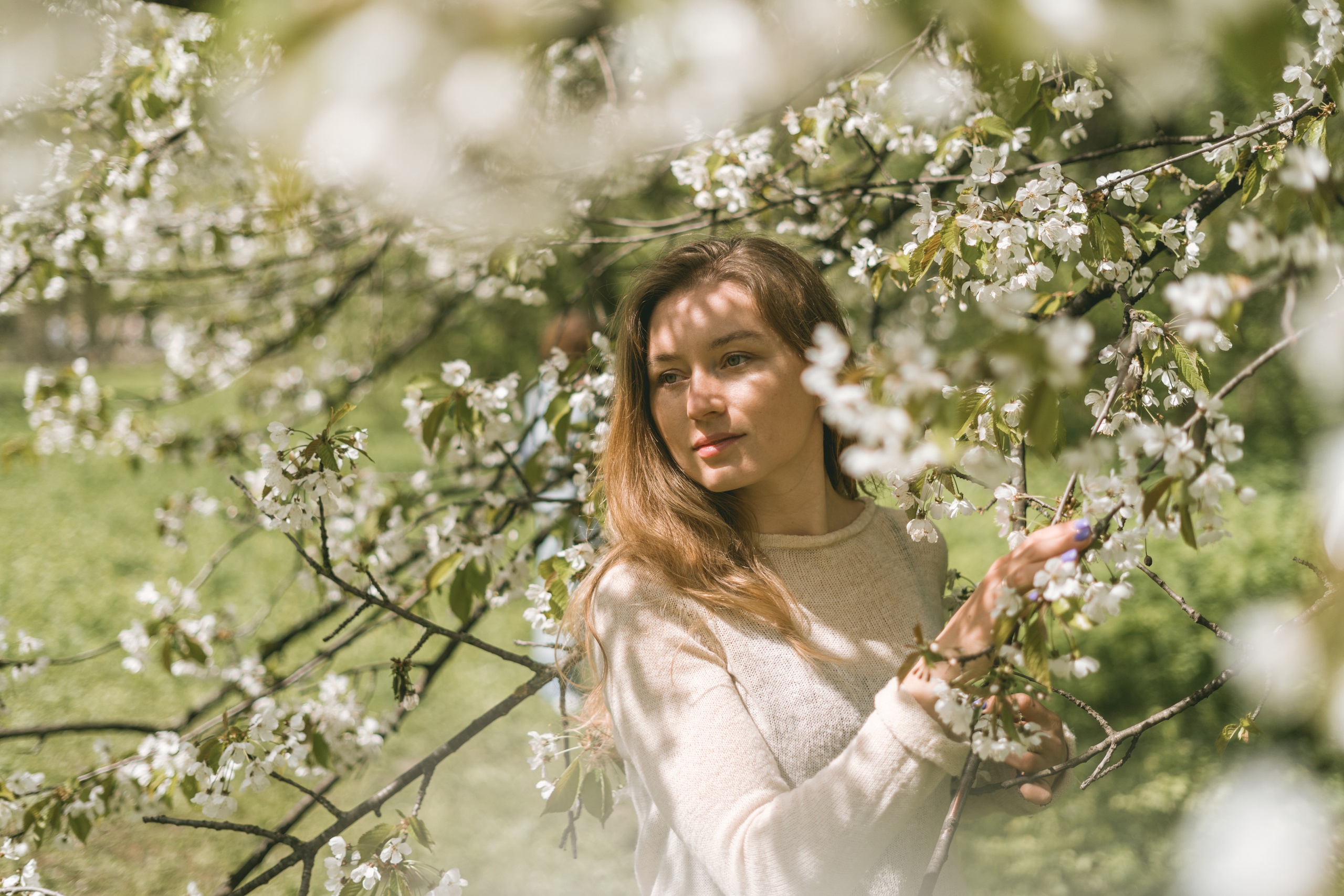 В цветении