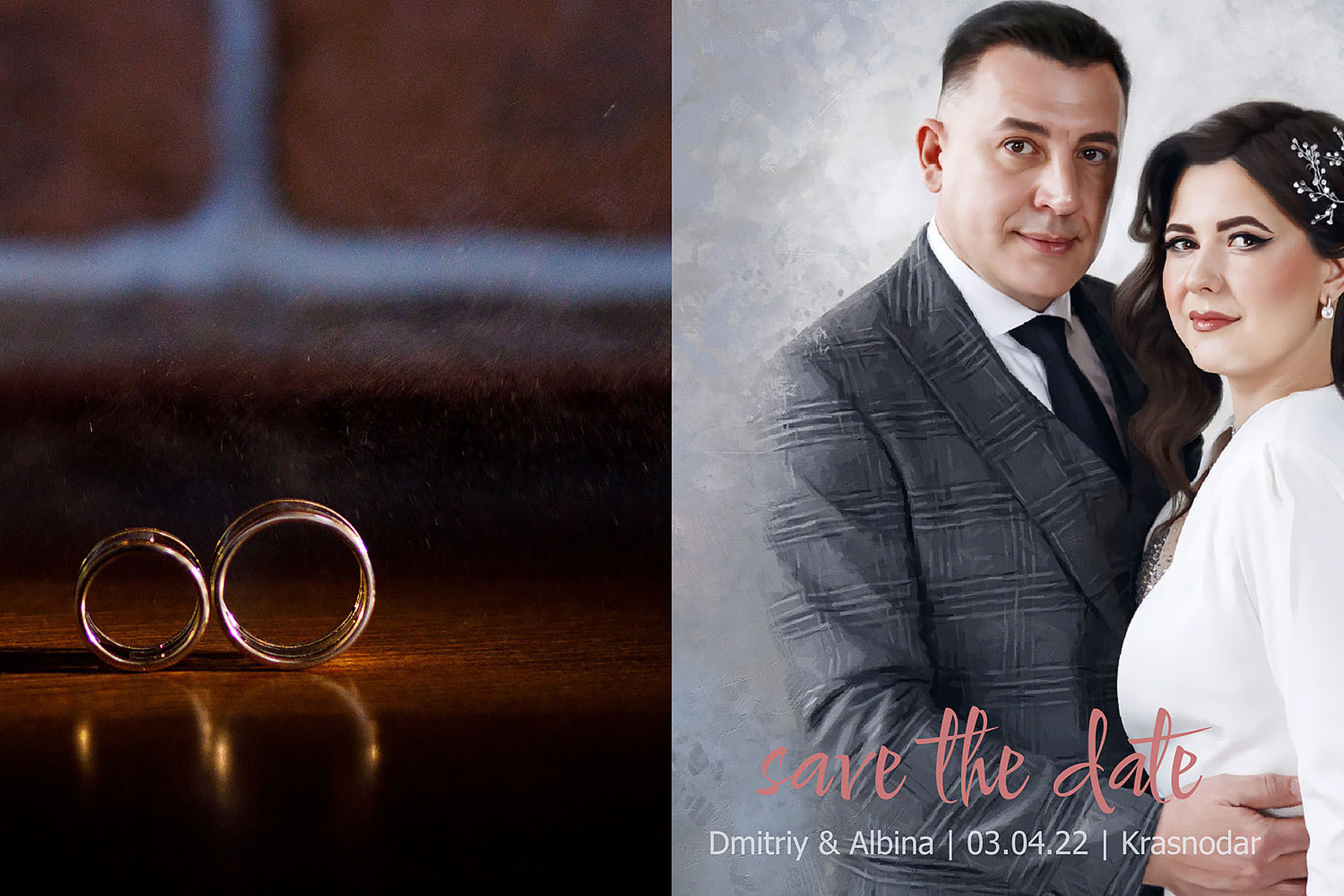 Дмитрий и Альбина / Роскошная свадебная фотокнига