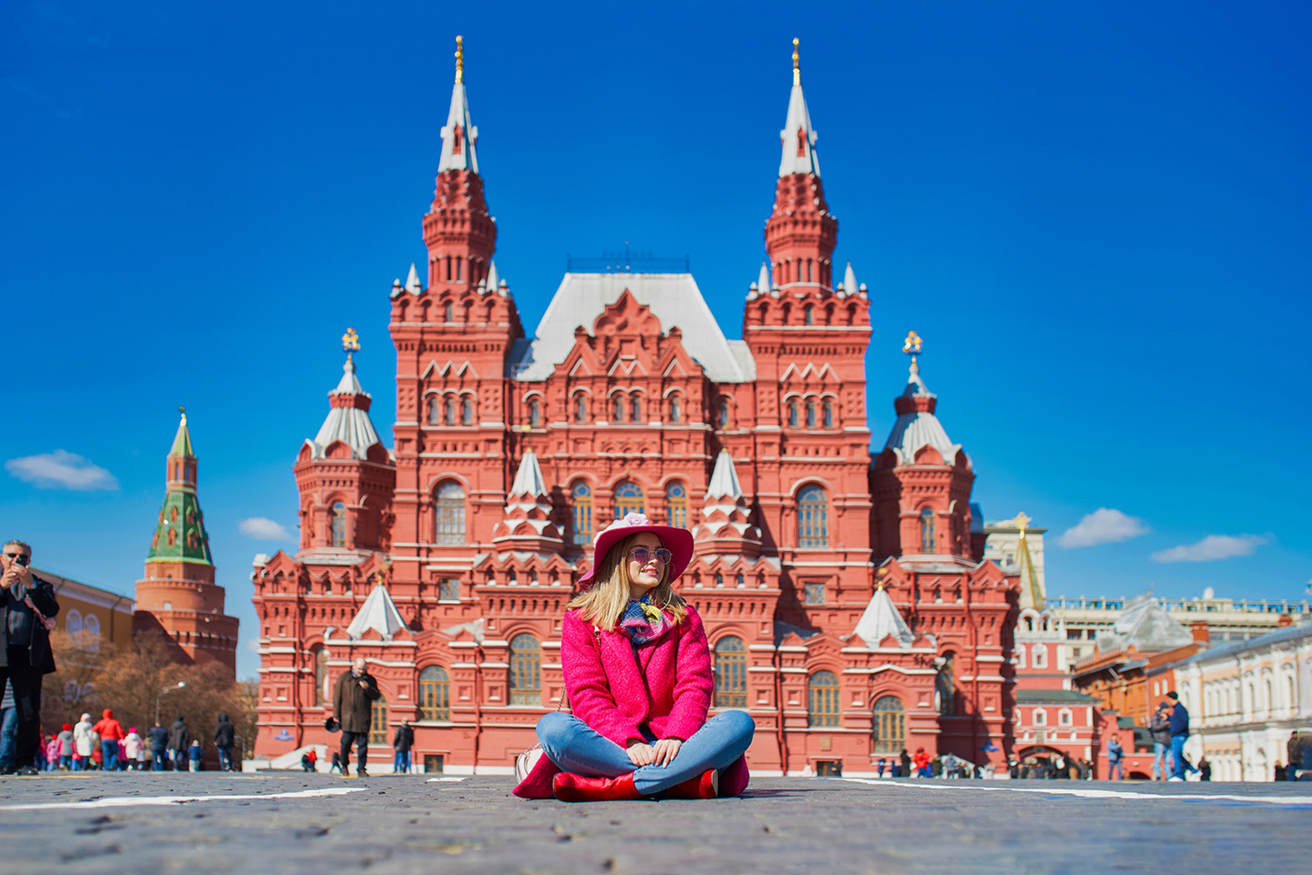 Красная площадь и околица.