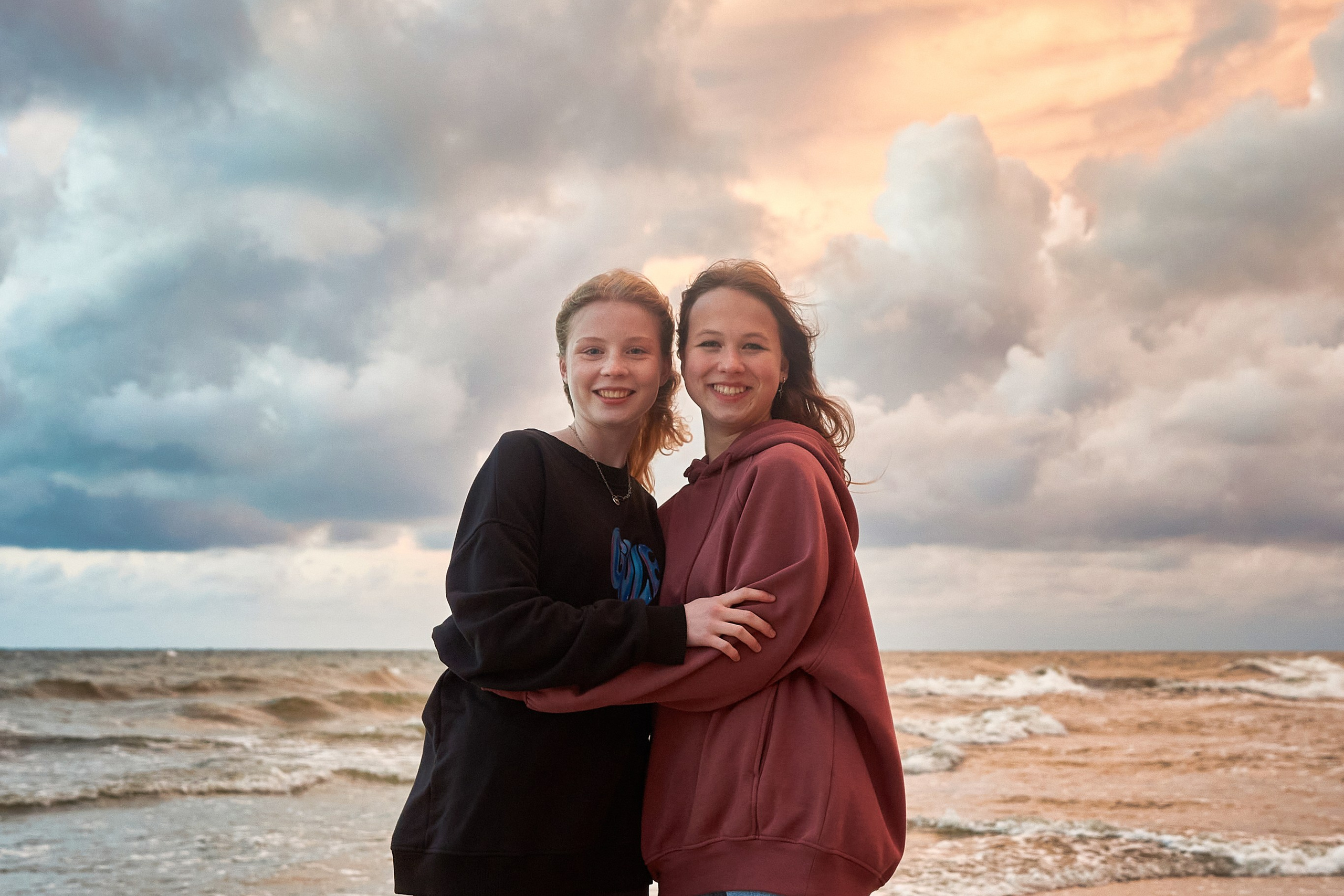 Подруги. Балтийское море.