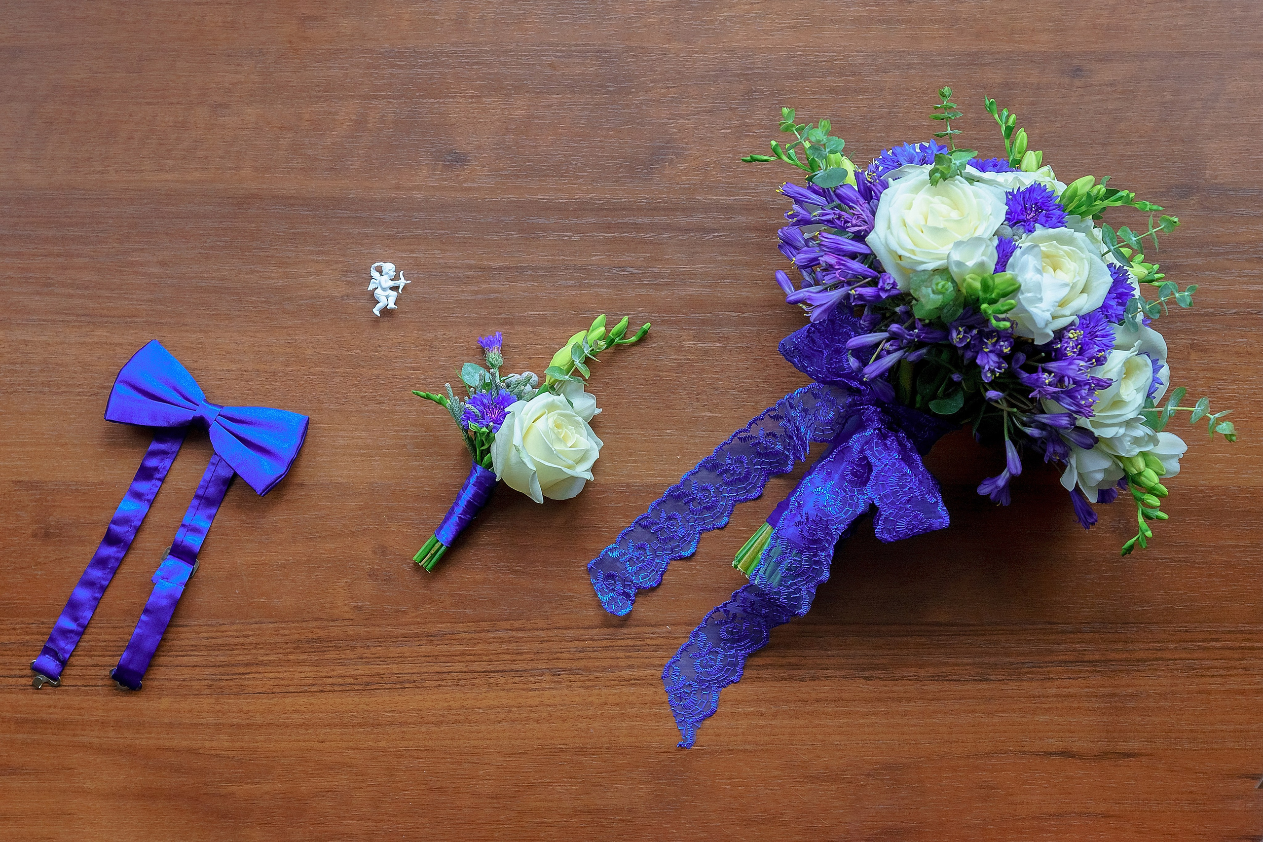 Свадьба в синем настроении.