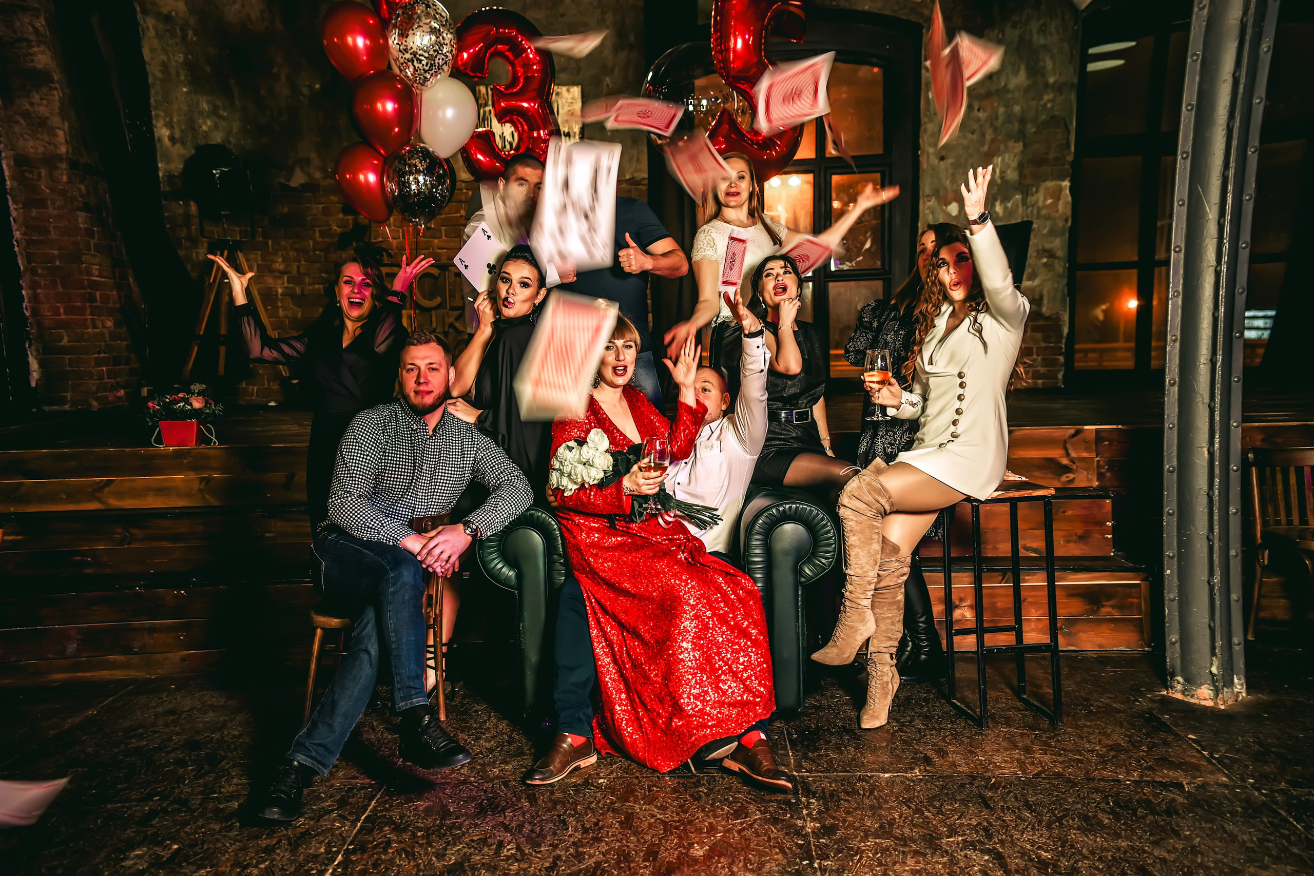 Тематическая вечеринка на юбилей 35 лет