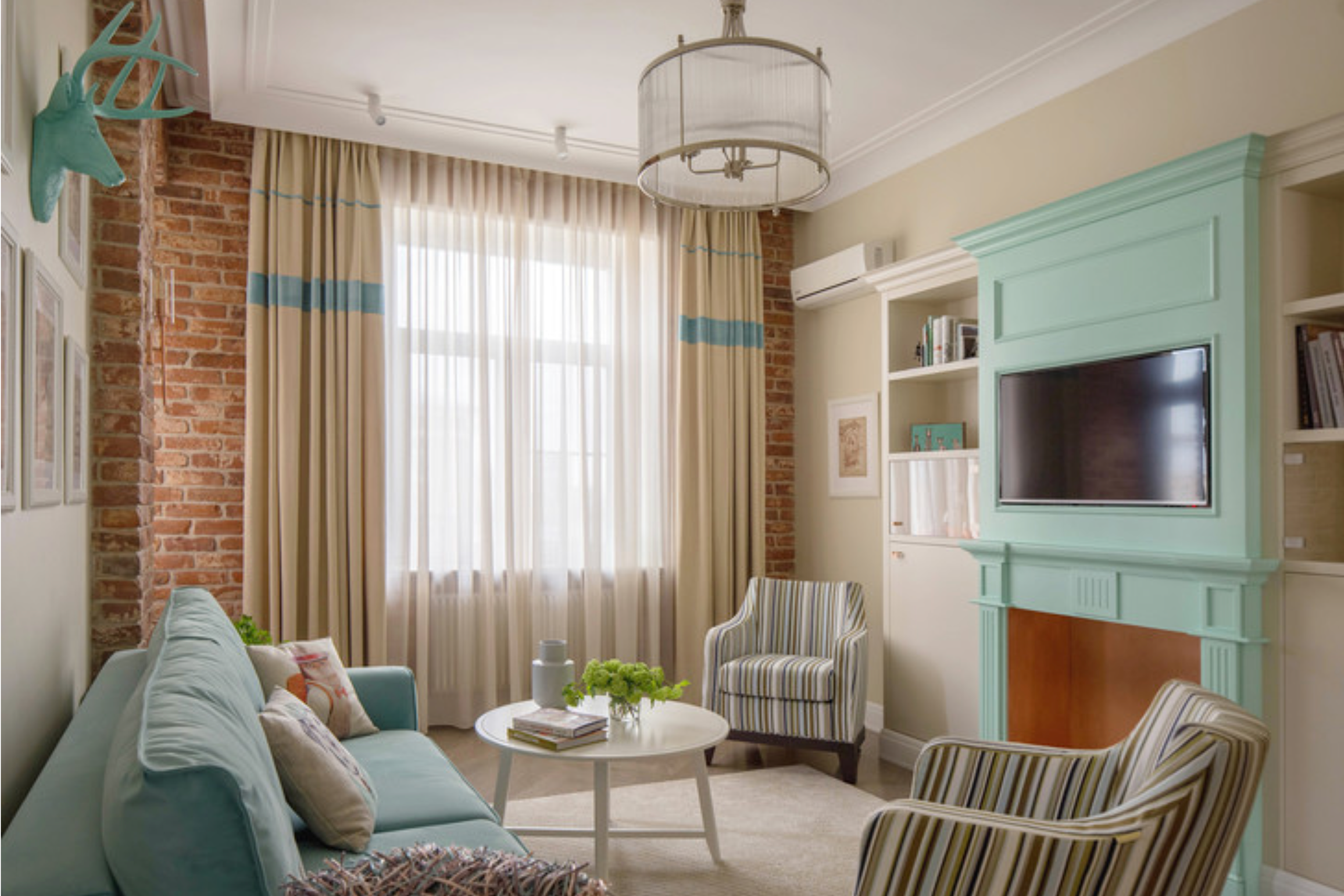 Интерьерная съёмка квартиры для Elle Decoration