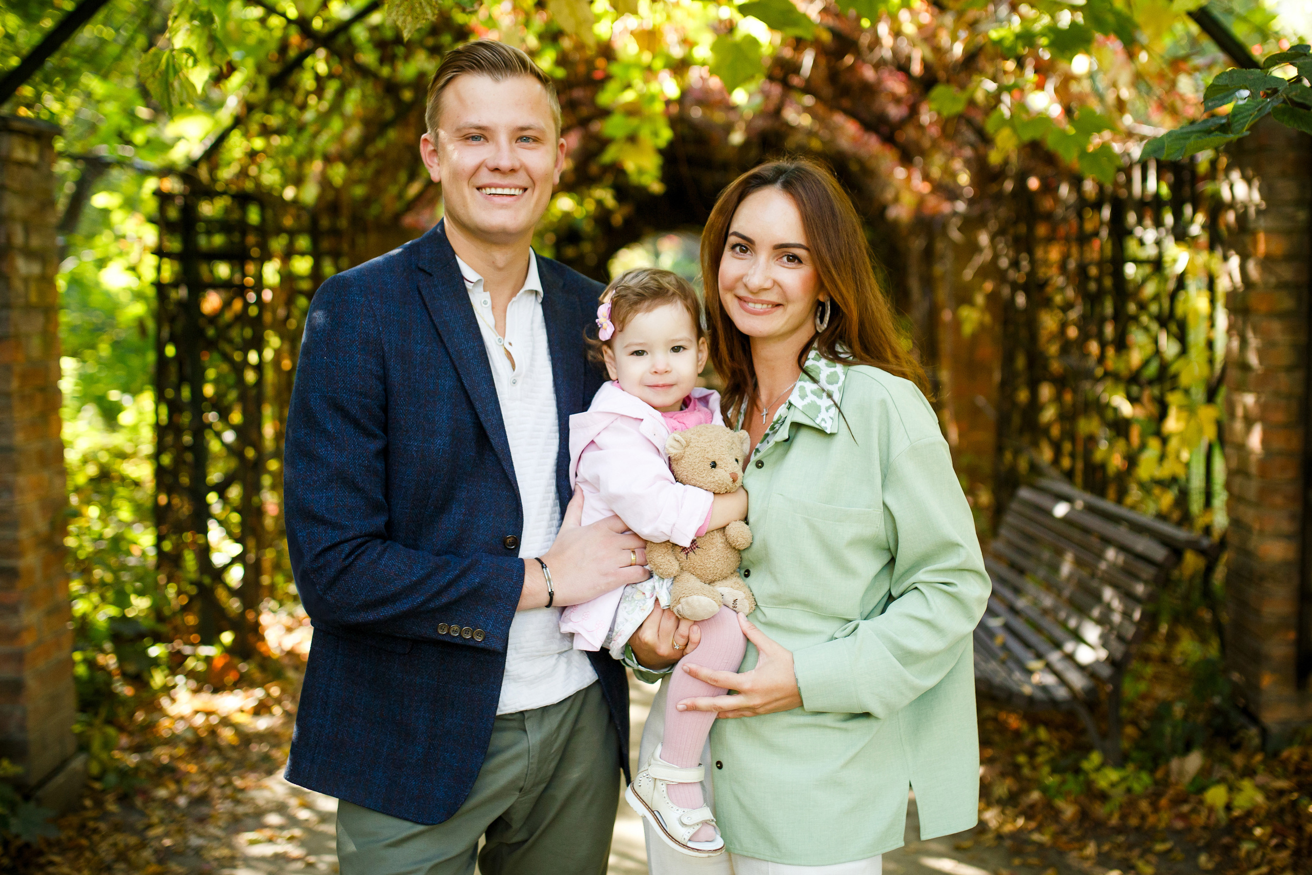 Фото прогулка Алла Даниэль и Николь в «Аптекарском огороде»