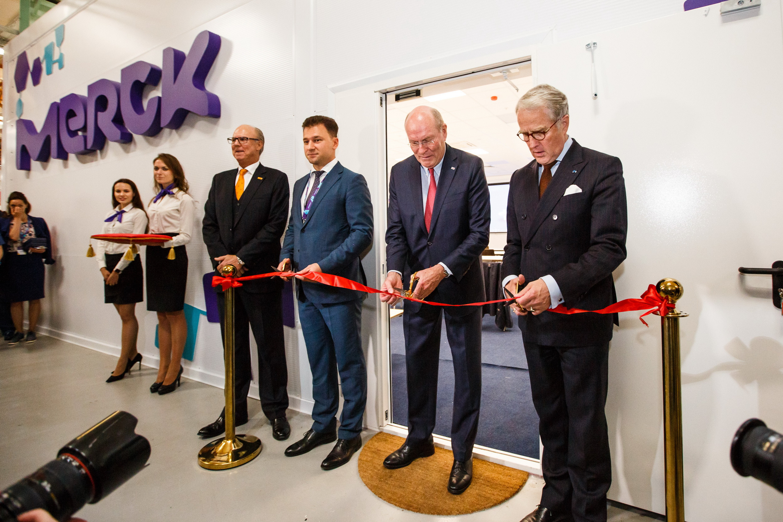 Открытие лаборатории MERCK в Технополисе