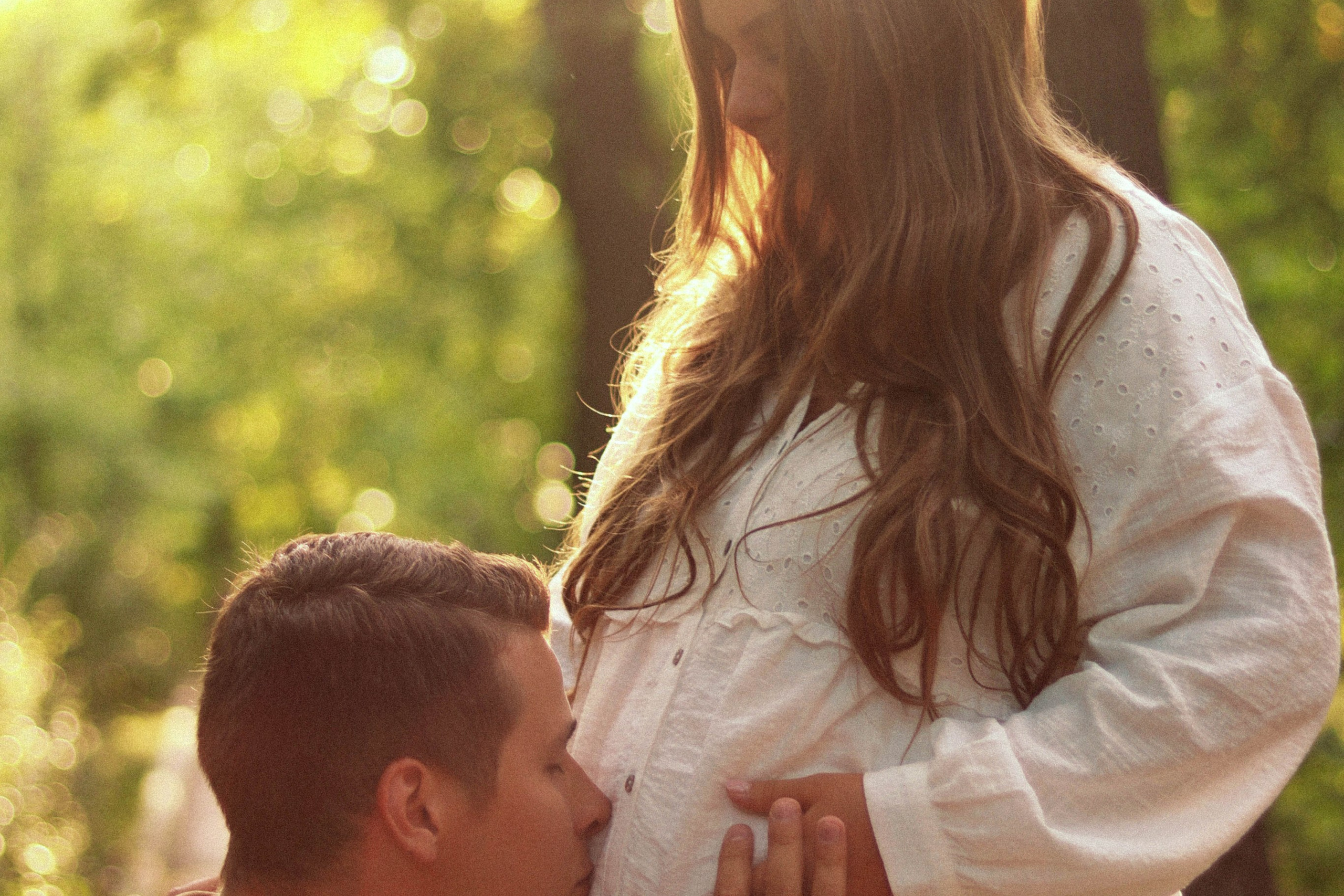 Семья Кати, Лёши и животика