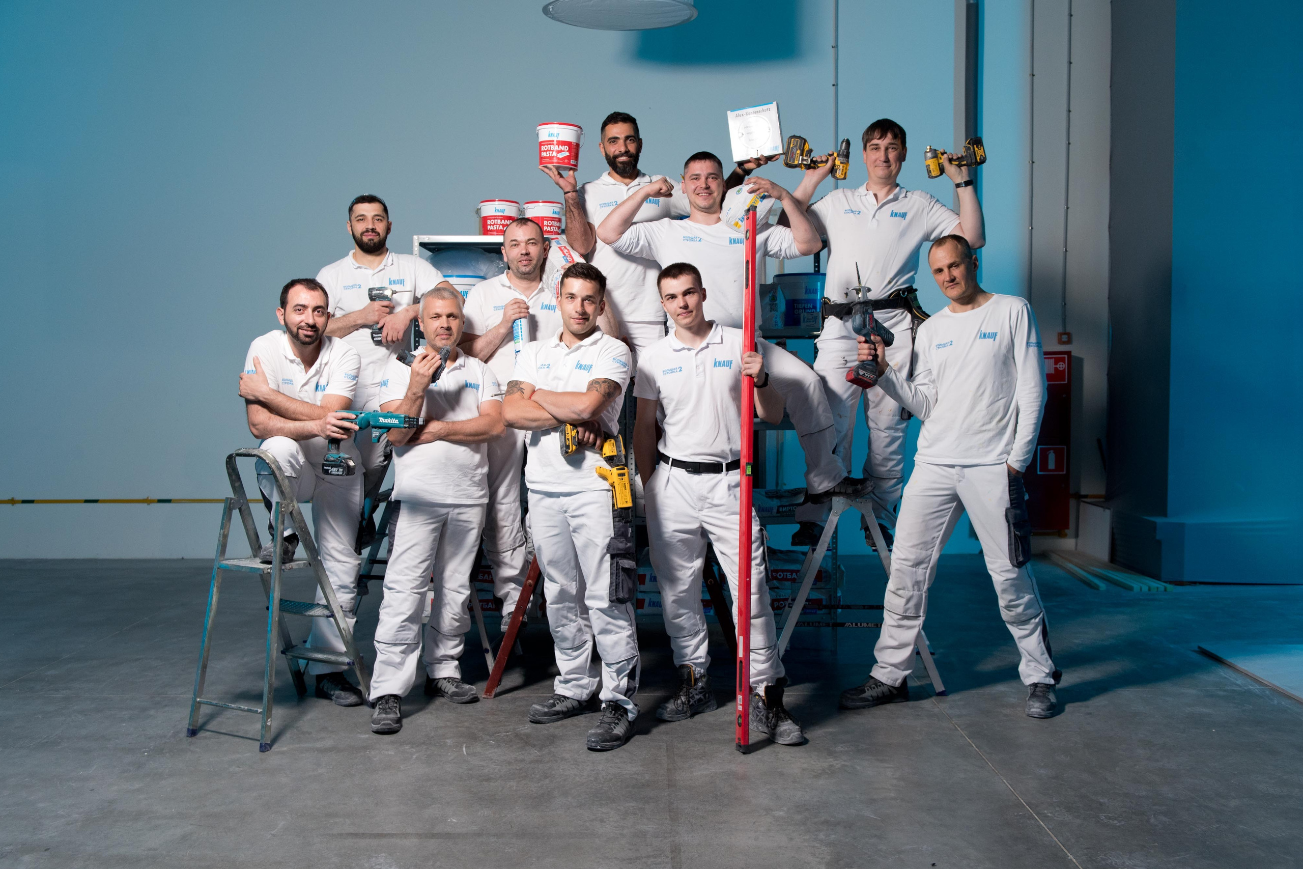 Репортаж со съемки передачи «Большая стройка 2»