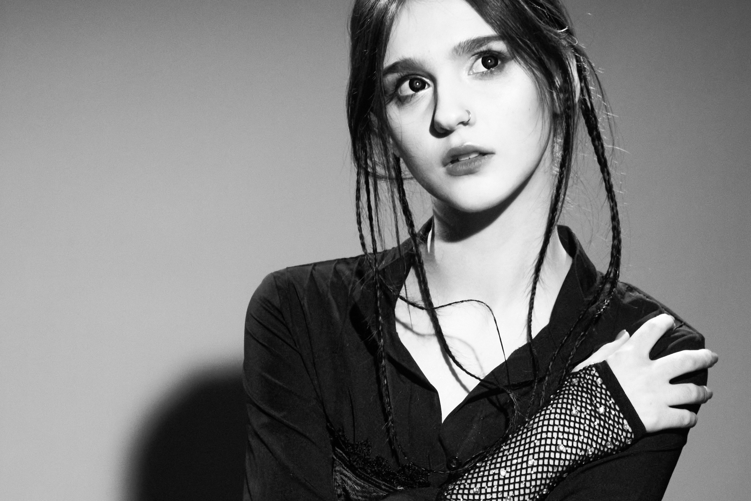 Черно-белый портрет