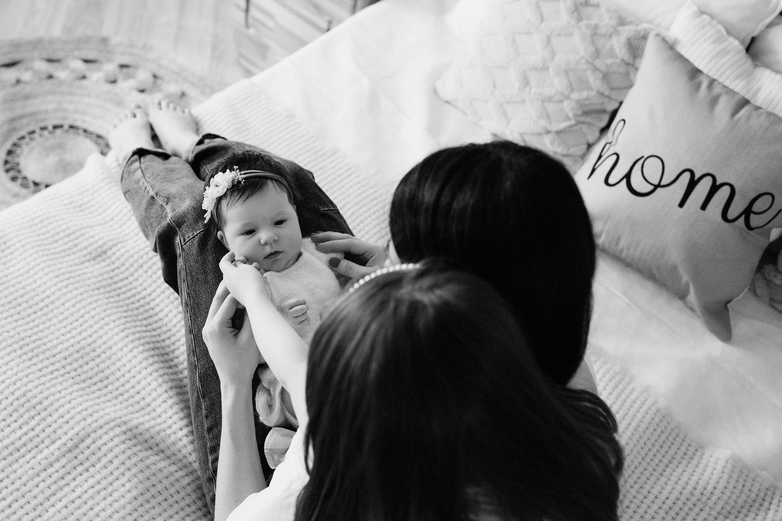 Студийная съёмка (малышке 1 месяц)