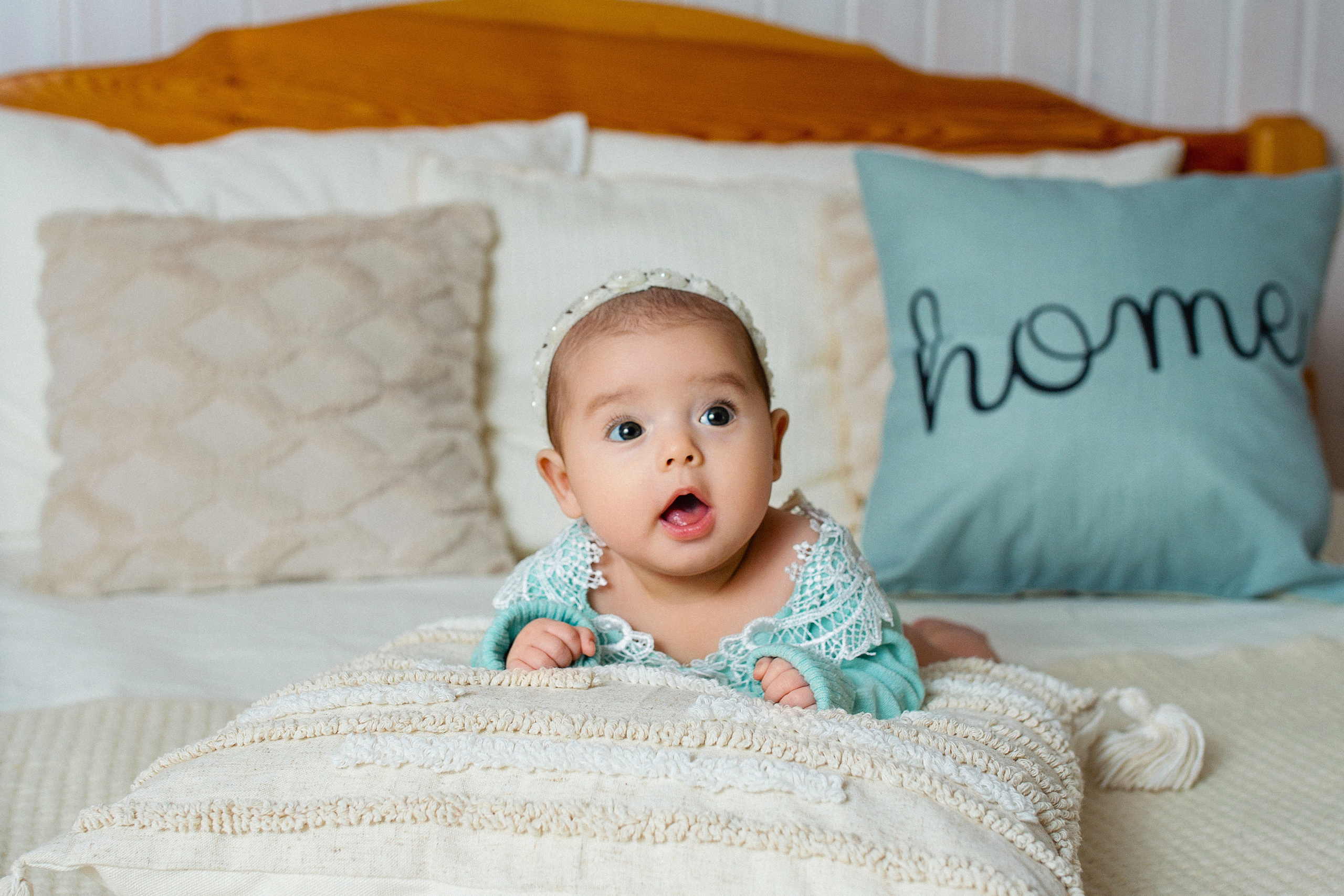 Студийная съёмка (малышке 3 месяца)