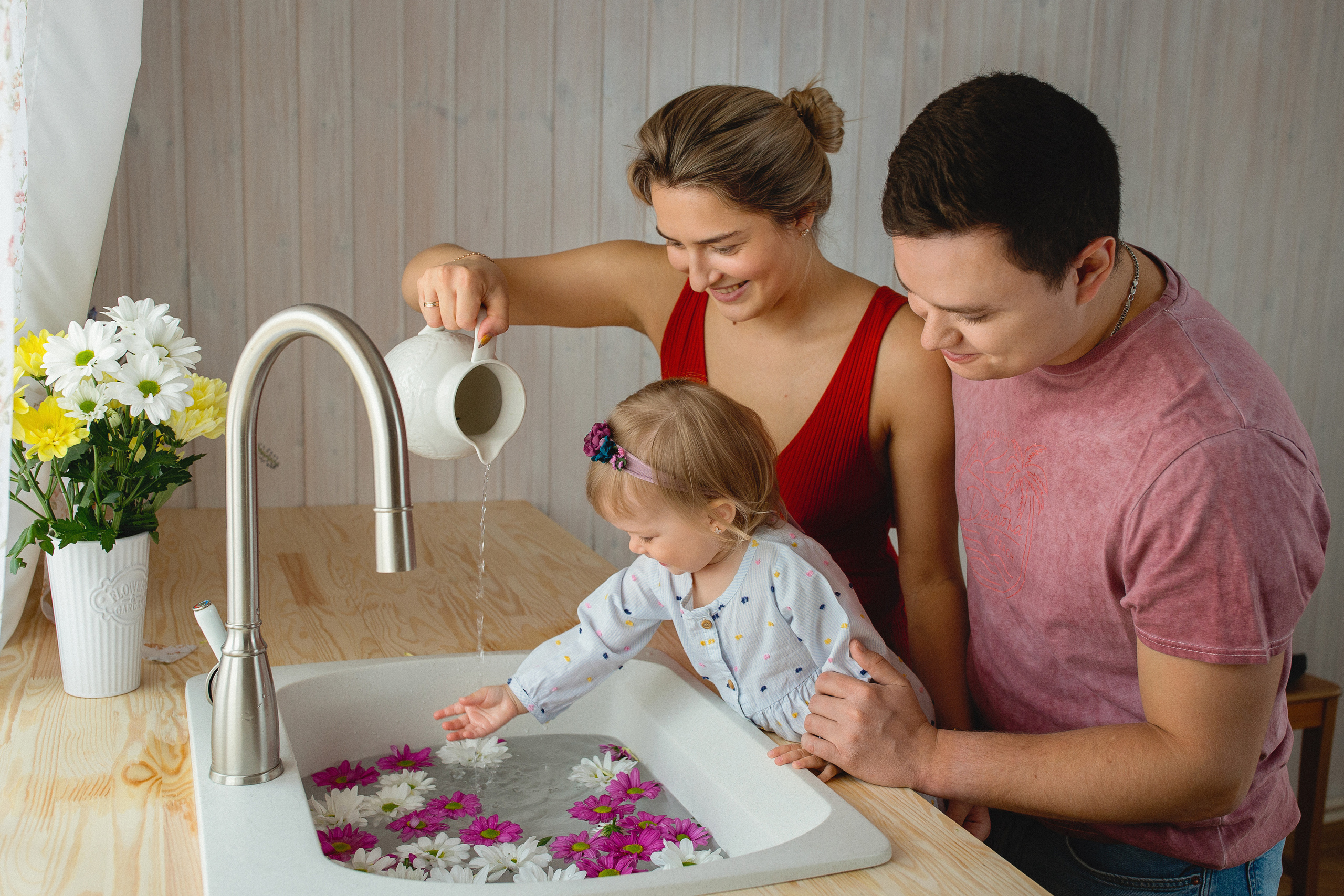 Малышке 1,6 год. Студийная съёмка. Дача