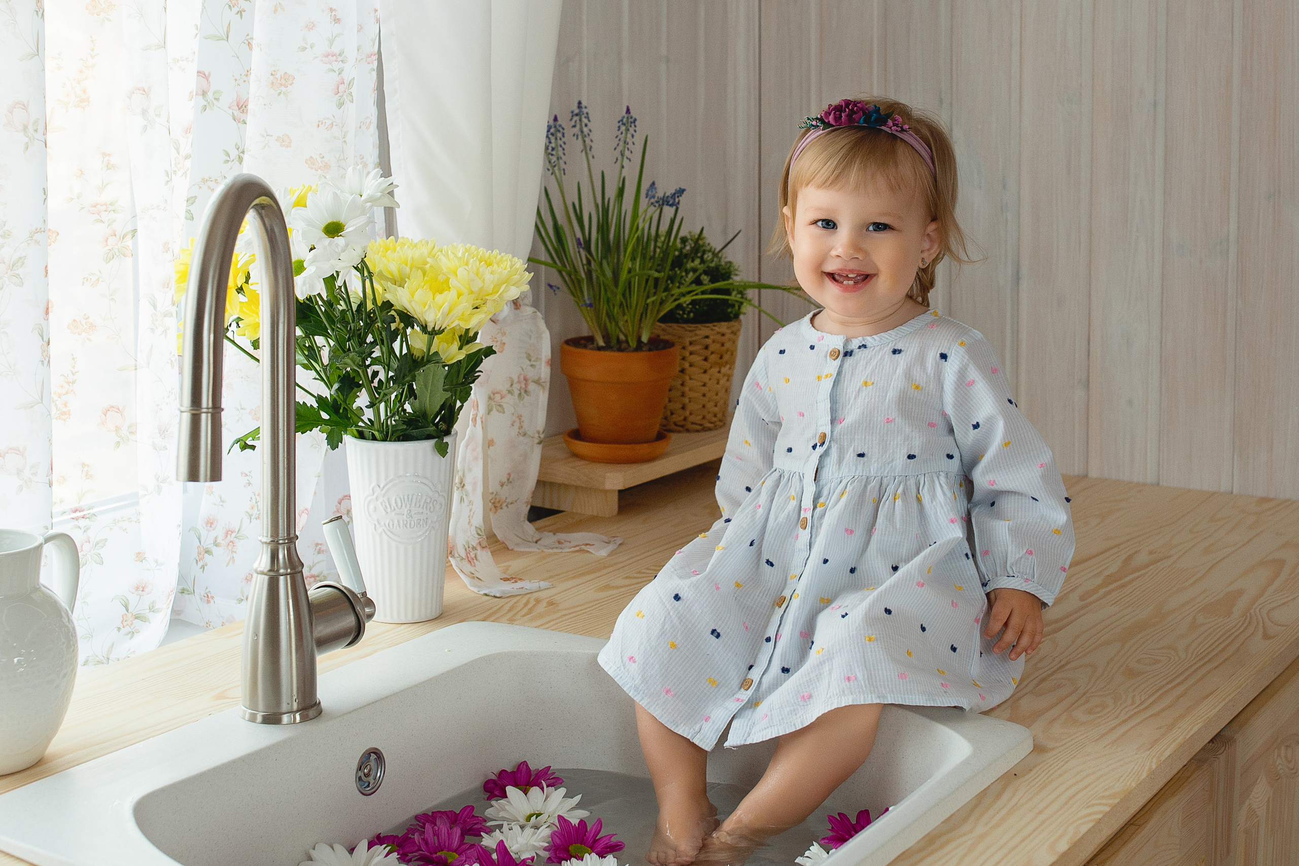 Съёмка в дачном стиле