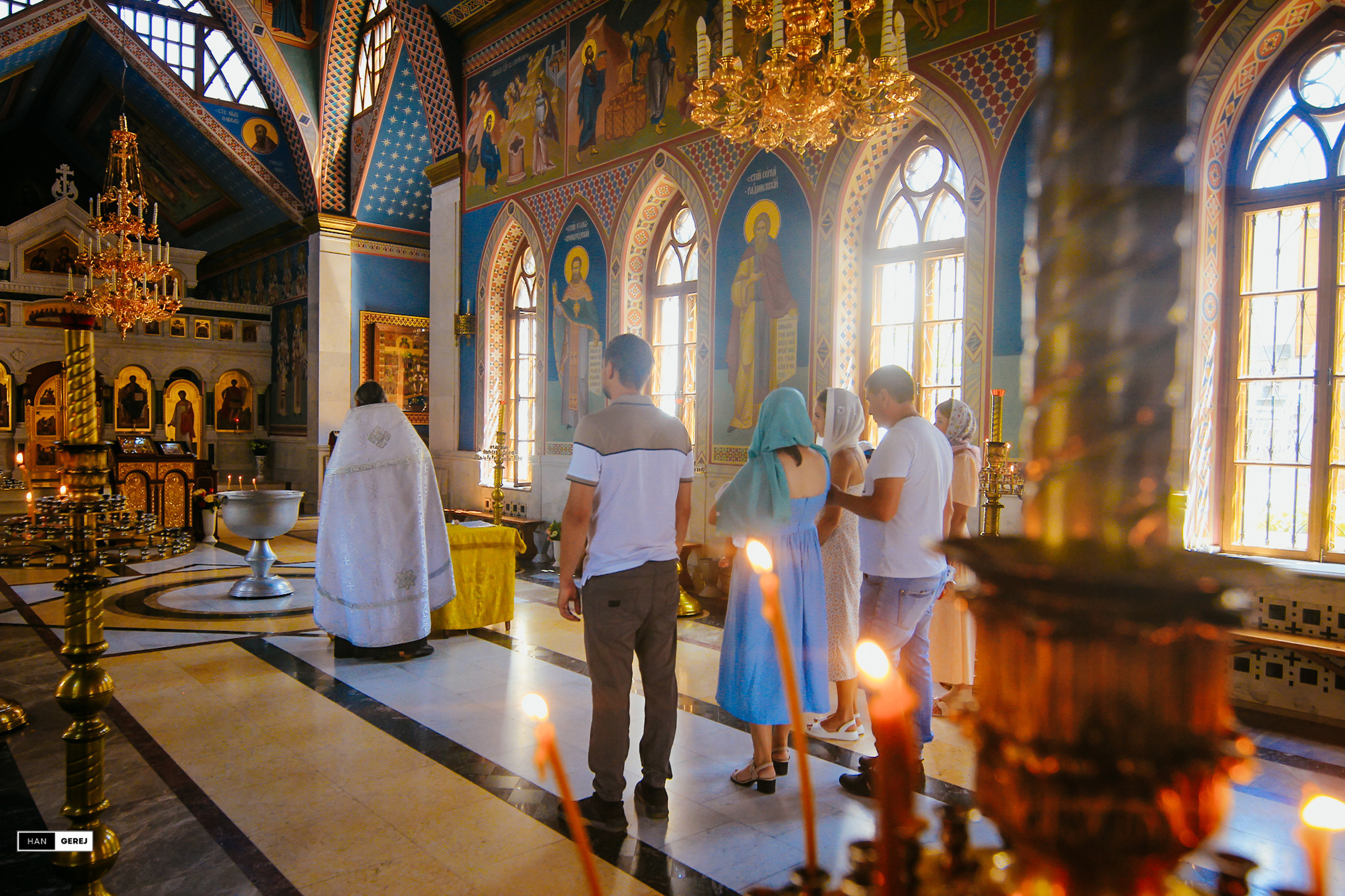 «Церковь всех Крымских святых и Федора Стратилата» Крещение Алушта. Фотограф в Крыму Григорий