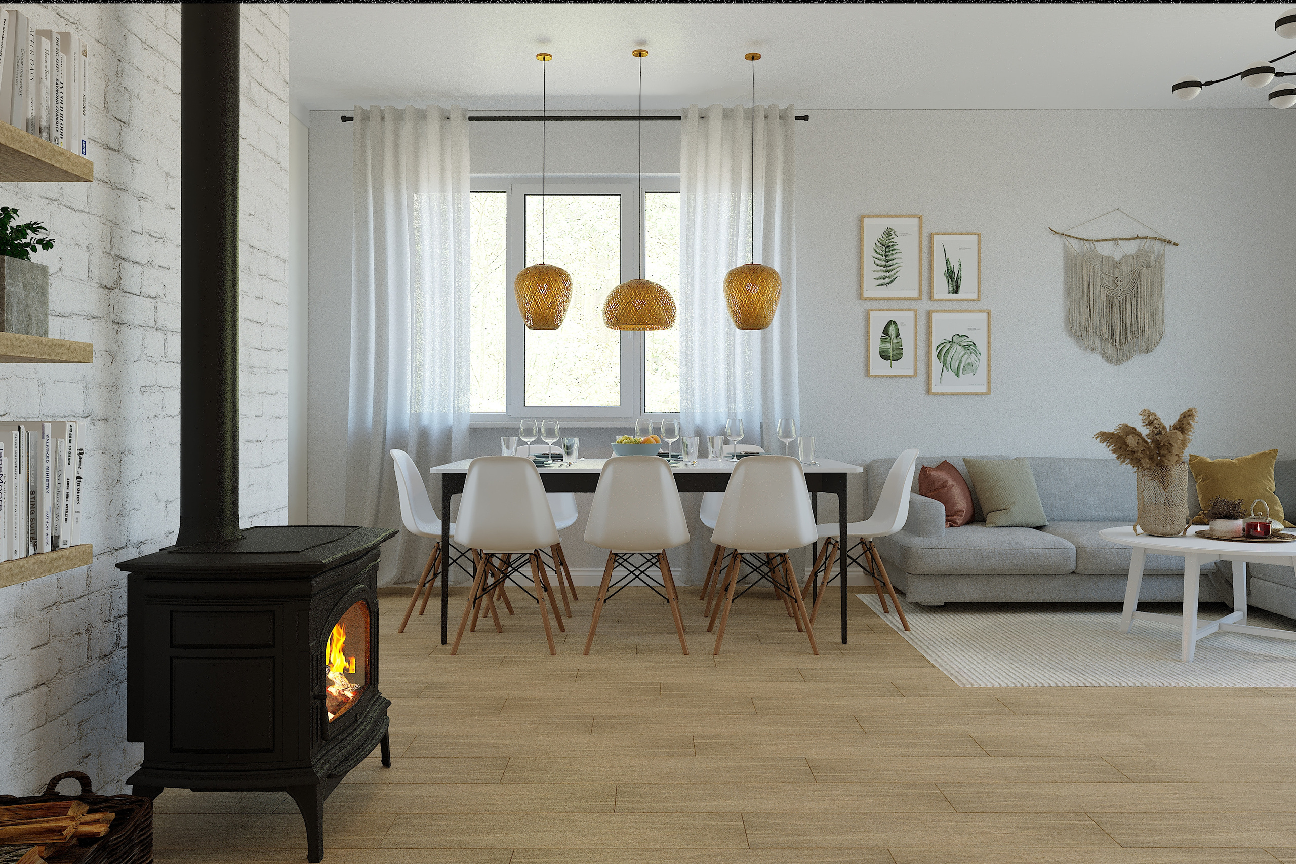 Коттедж в скандинавском стиле