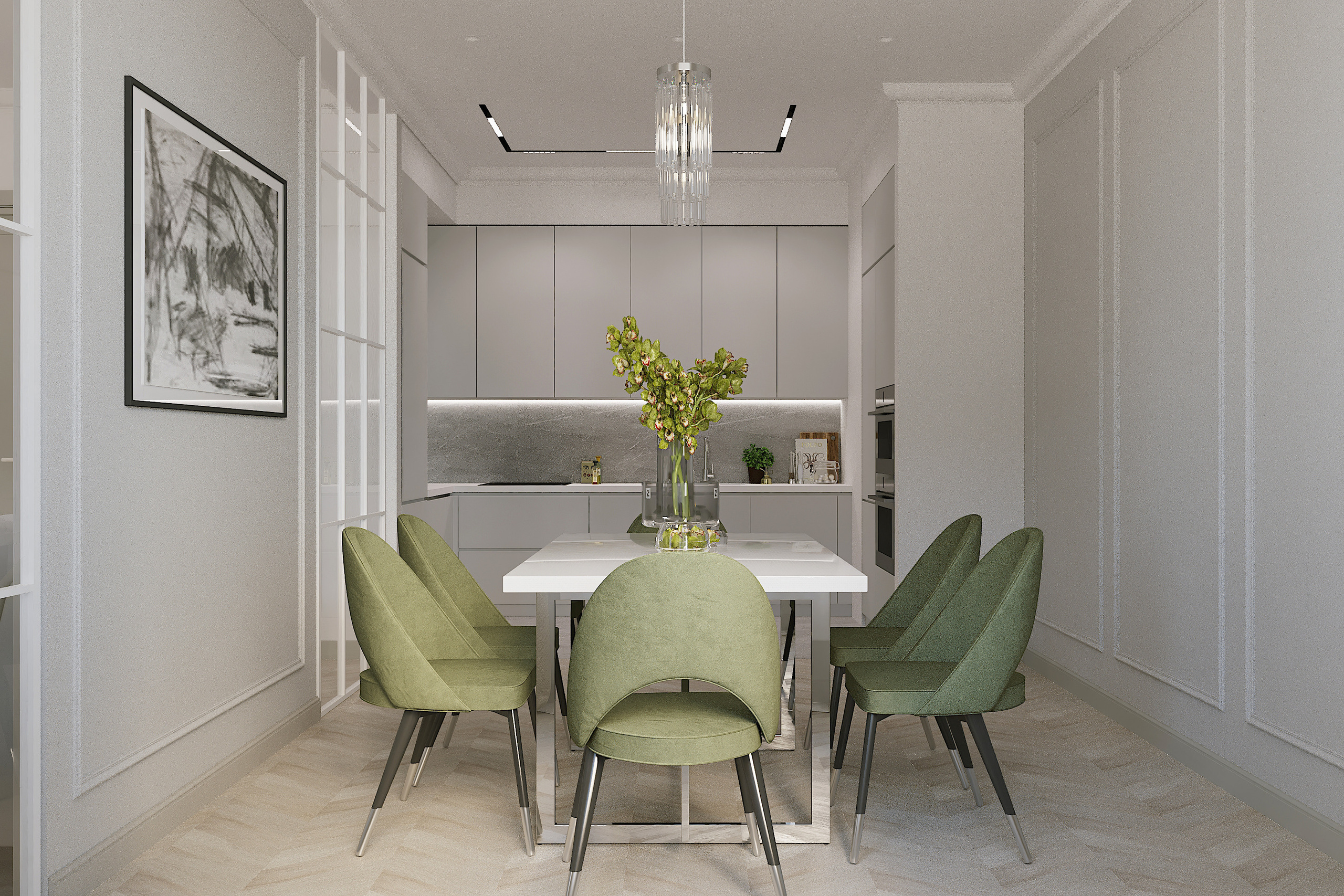 Лаконичная неоклассика г. Москва