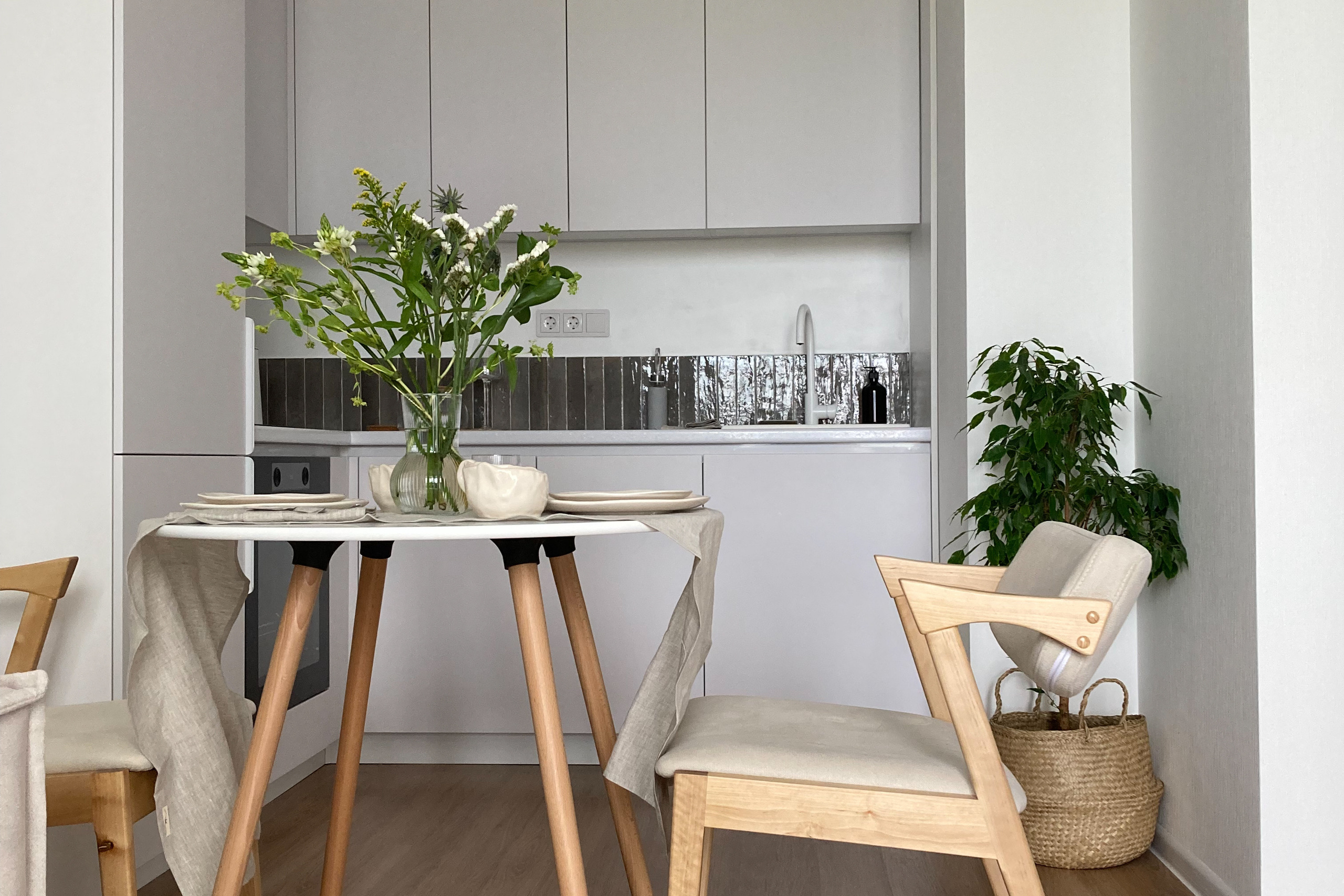 Реализация интерьера в стиле джапанди