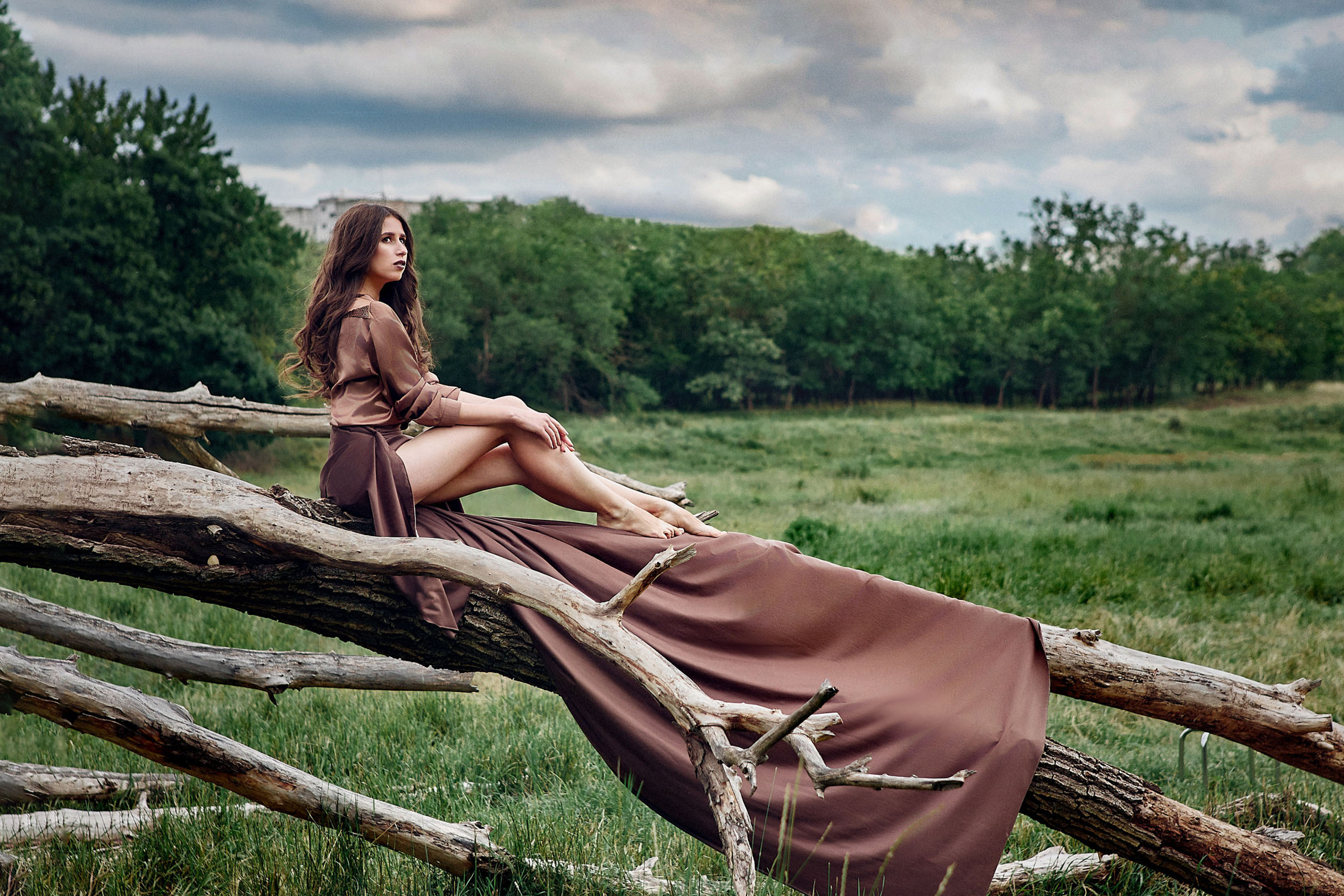 Съемка в пшеничном поле для Марины. Фотограф Андрей Лёвкин