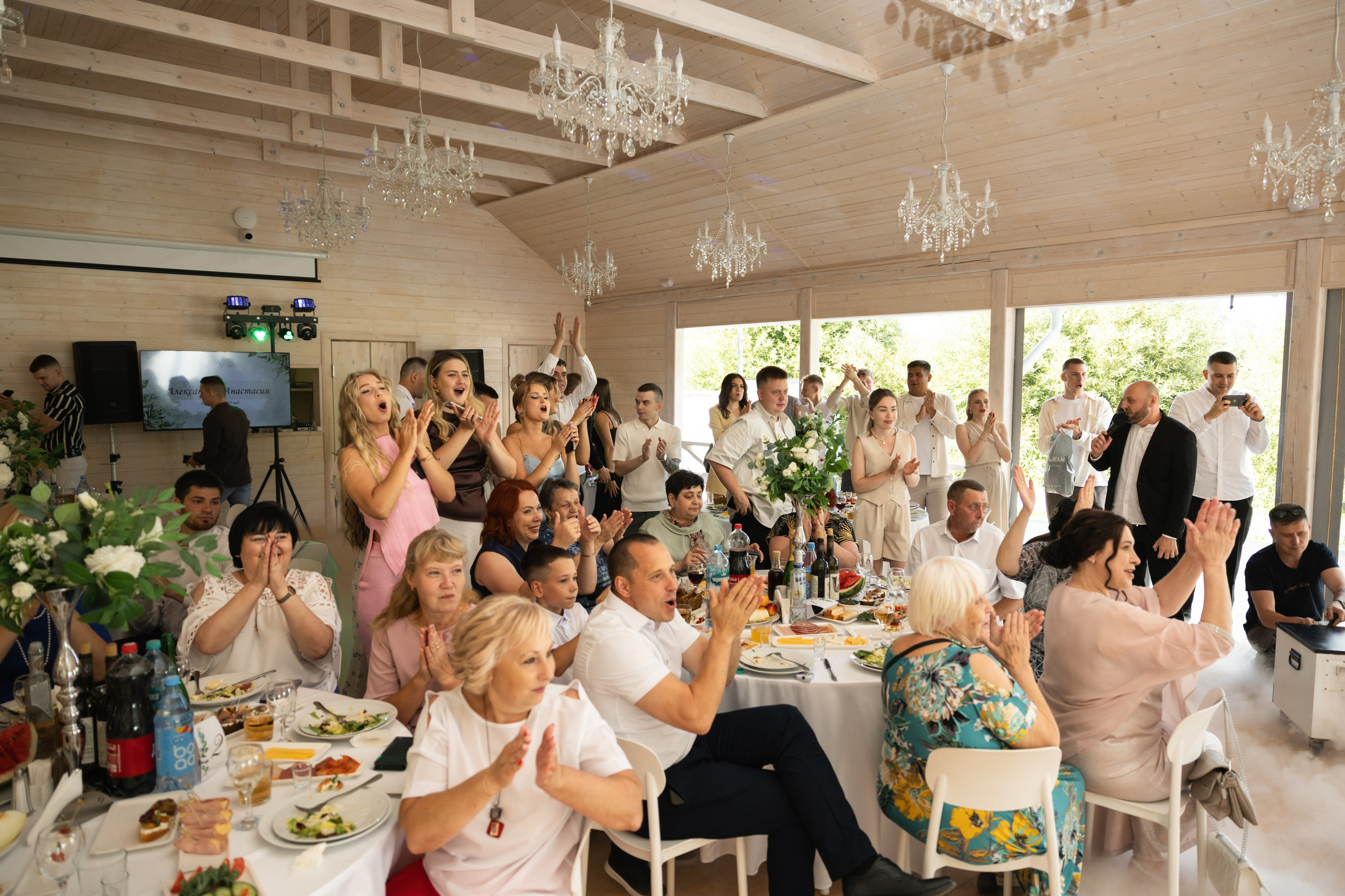 Фотосессия в банкетном зале Белая Веранда