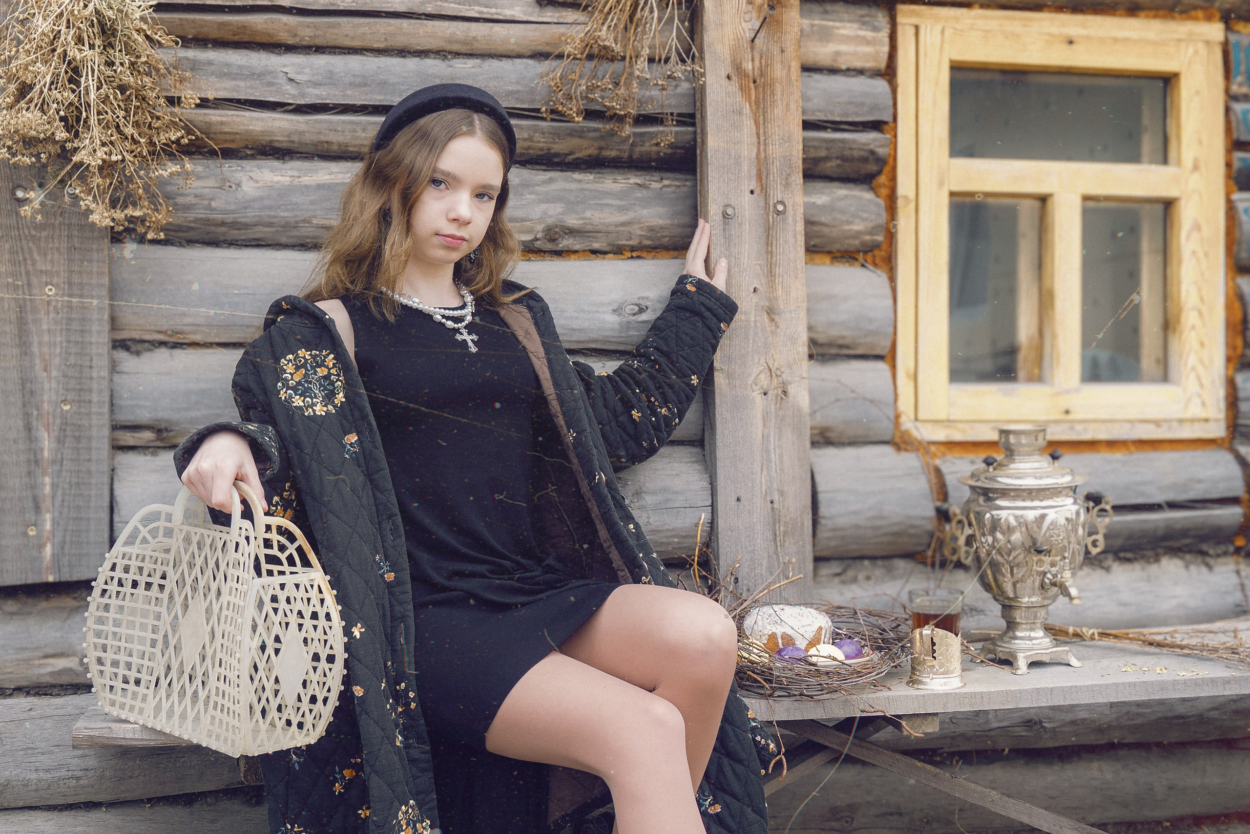 Фотопроект возле баньки