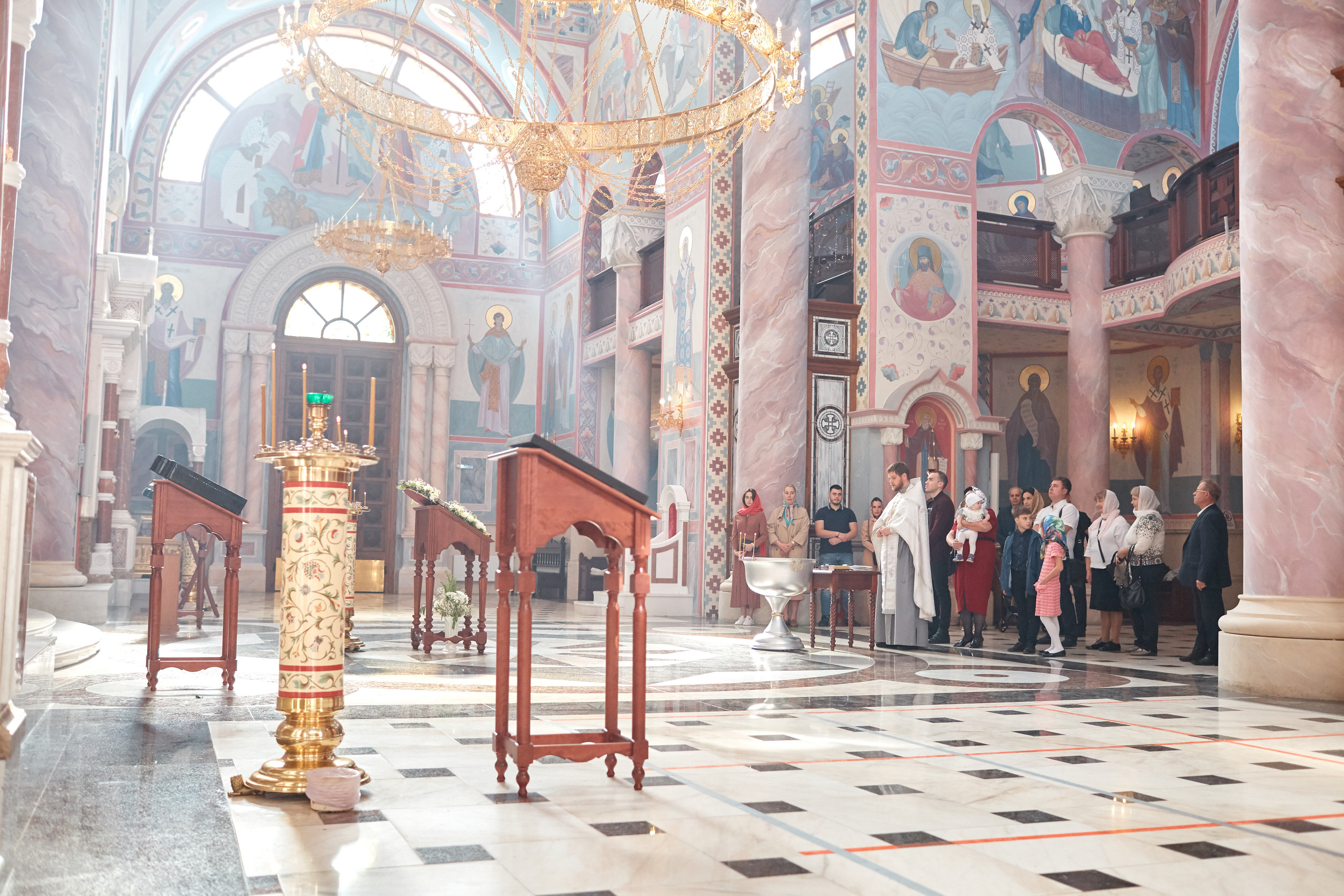 Фотосъёмка крещения в Соборе Софии Премудрости Божией г. Самары