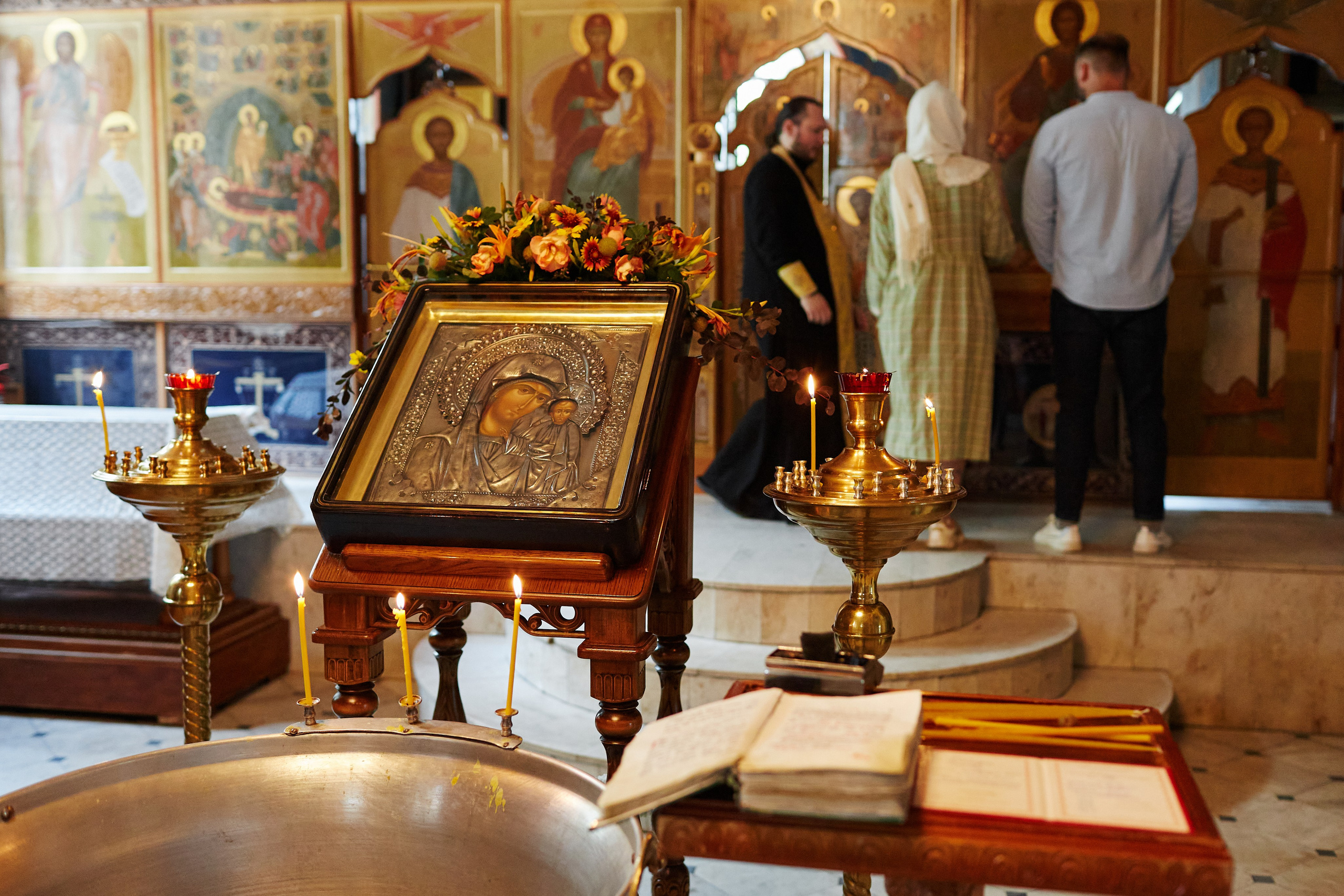 Крещение в Свято-Воскресенском мужском монастыре г. Самара