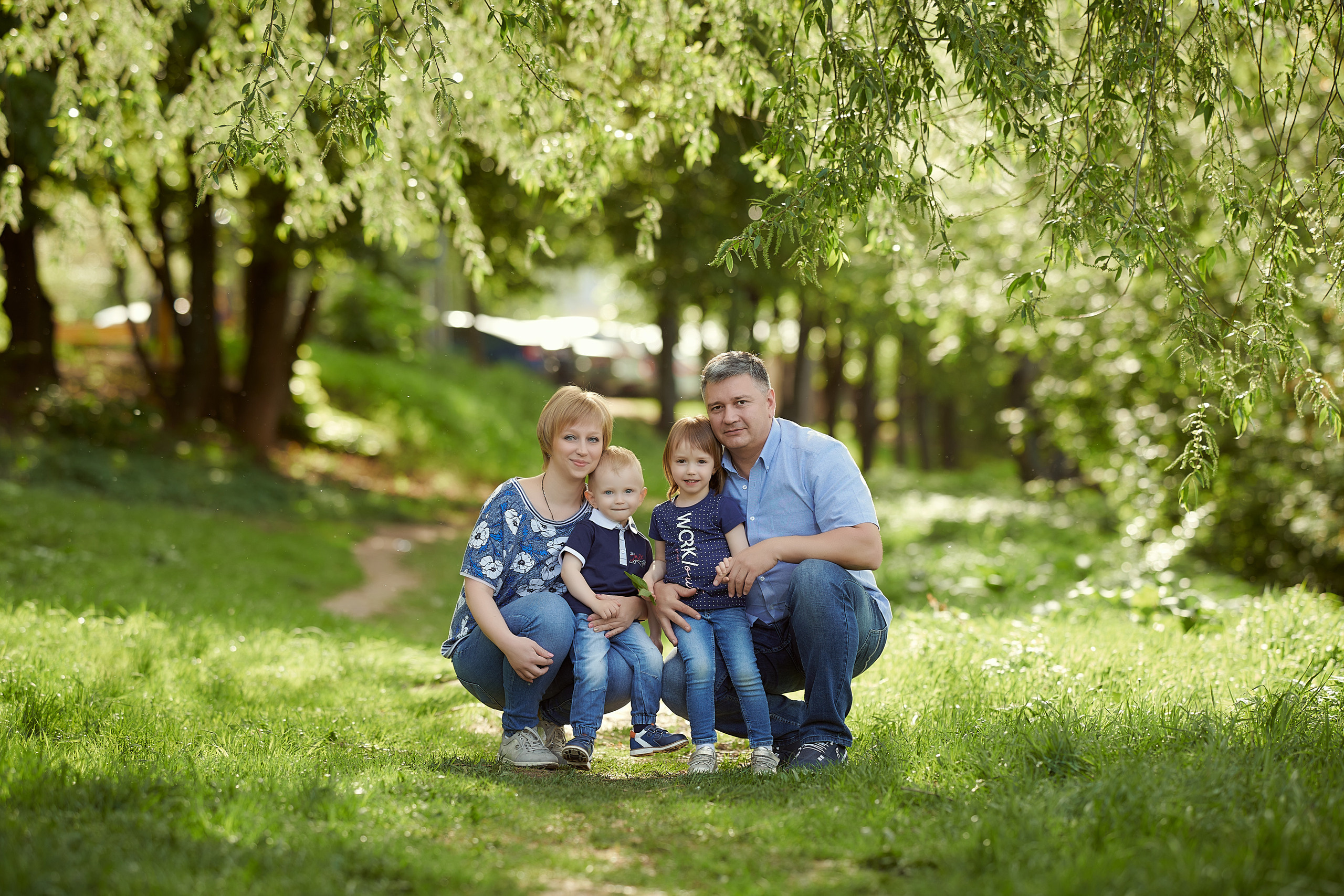 Летний вечер в парке