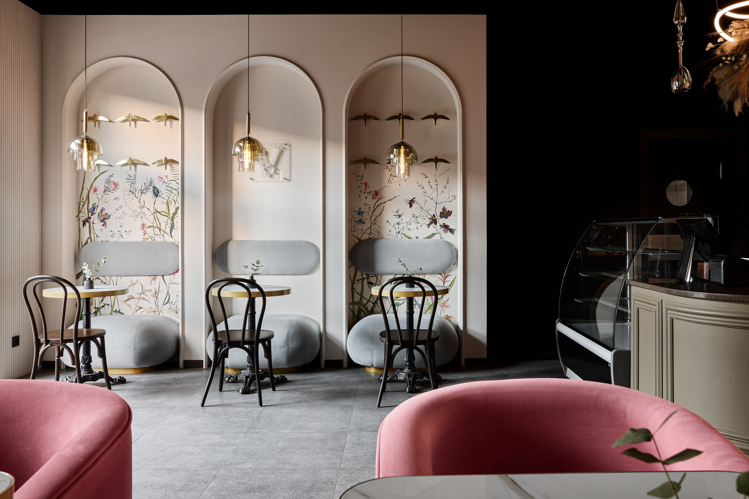 Кафе «Vesna». Дизайнер Георгий Хатнюк