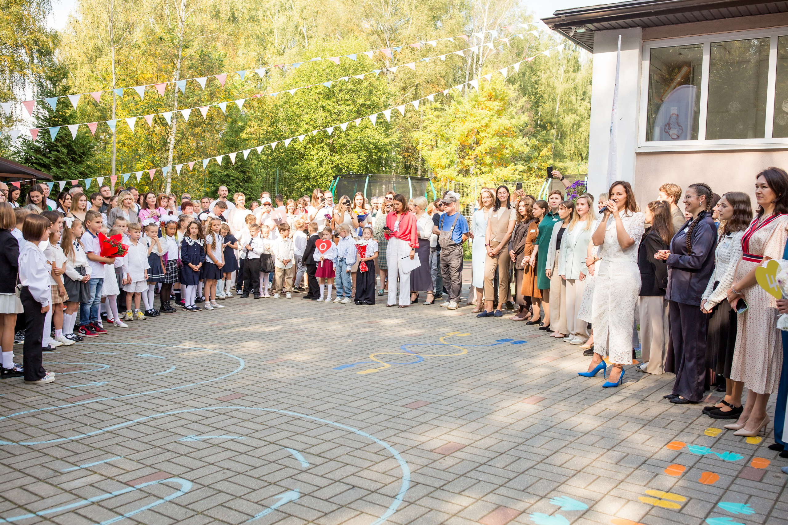 Репортаж 1 сентября Линейка