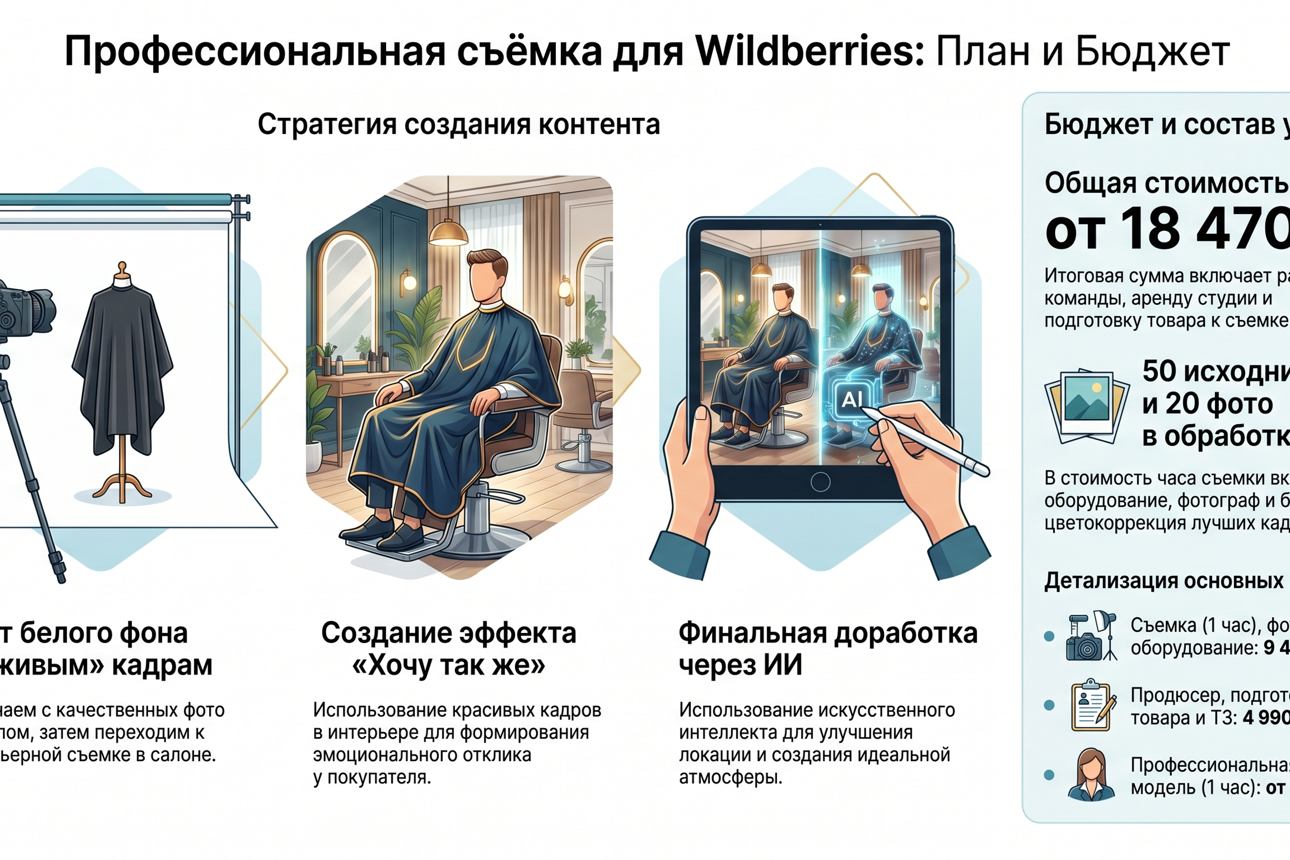 Аудит. Предметная съёмка для маркетплейсов — фото и видео | Sale Easy