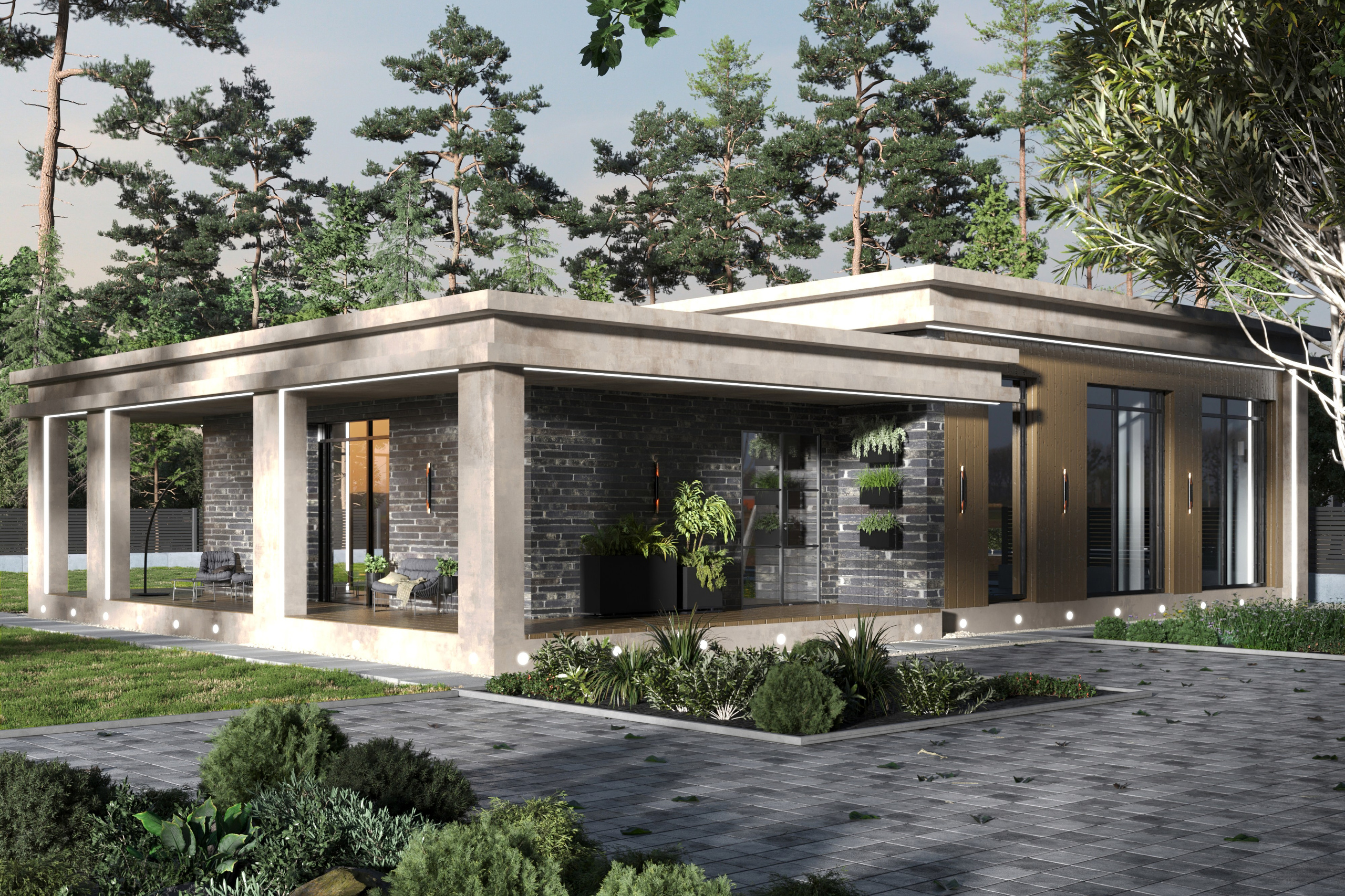 СК «Равновесие». Проект индивидуального жилого дома.