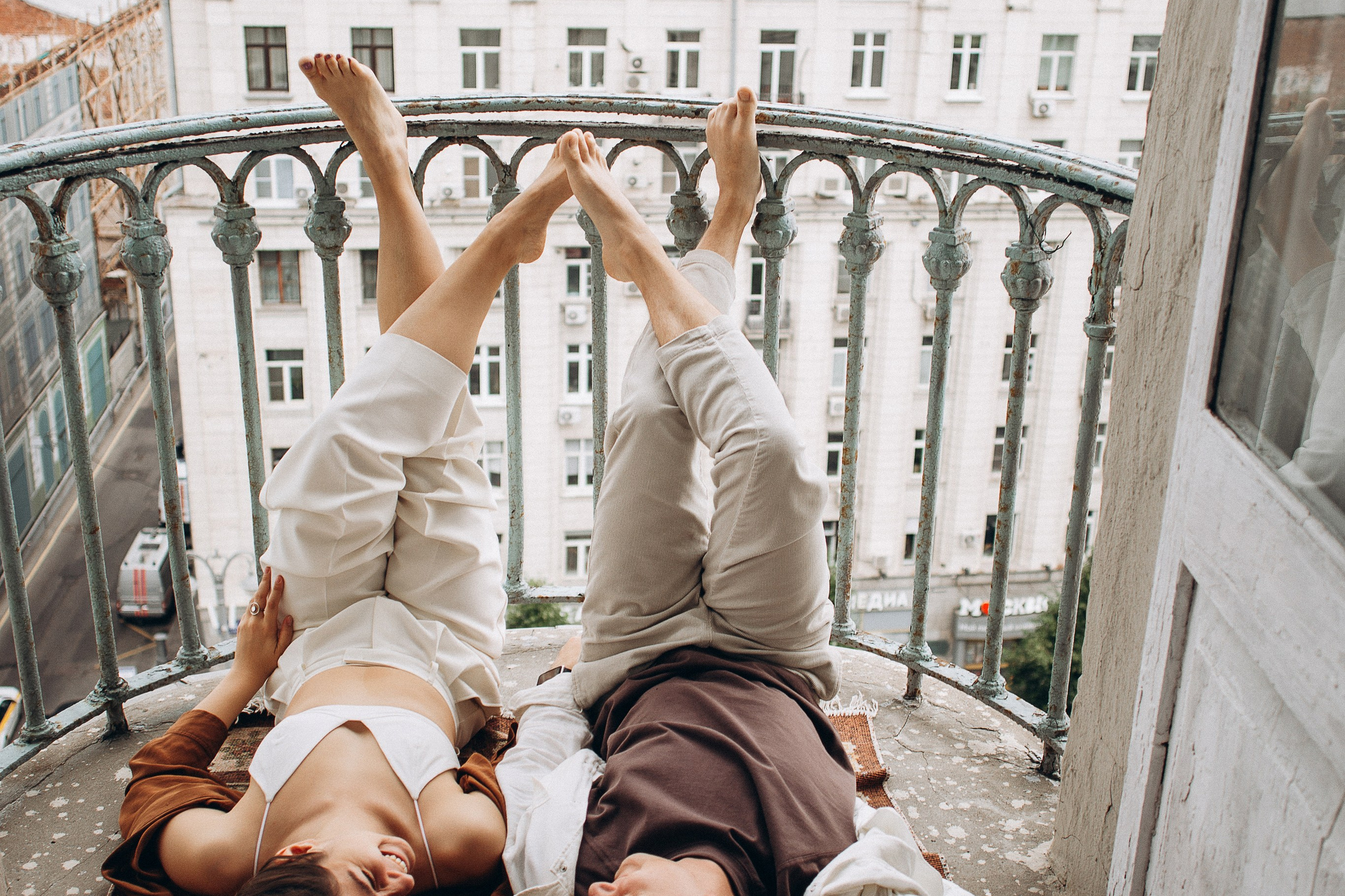 Марина и Роман в «сталинке»