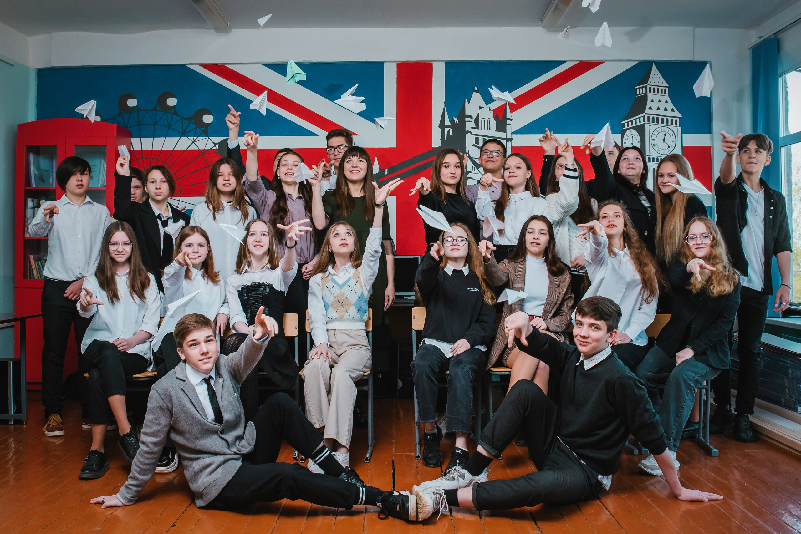 Выпускники 9 «Б» 2022 г.