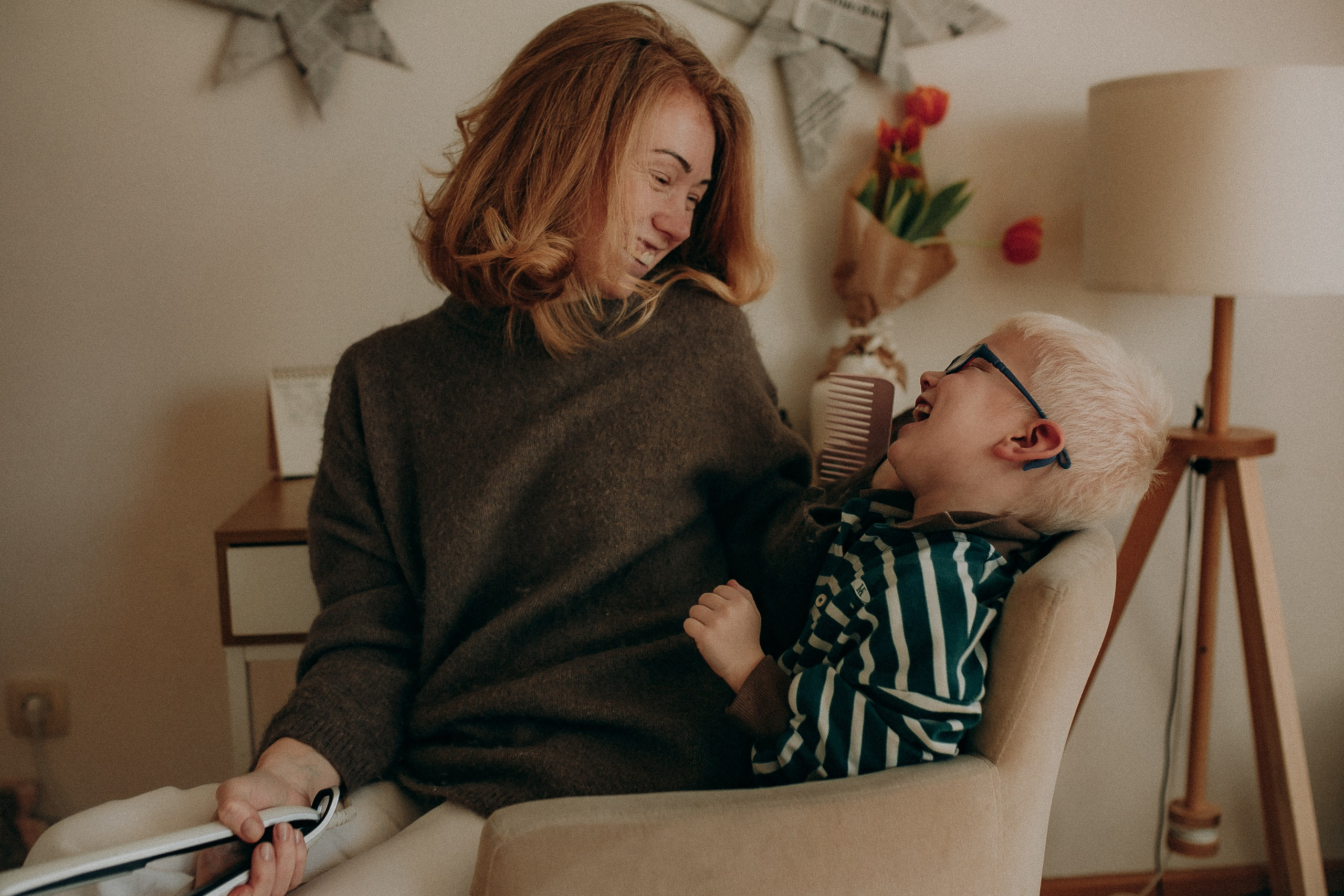 Мама с&nbsp;сыном