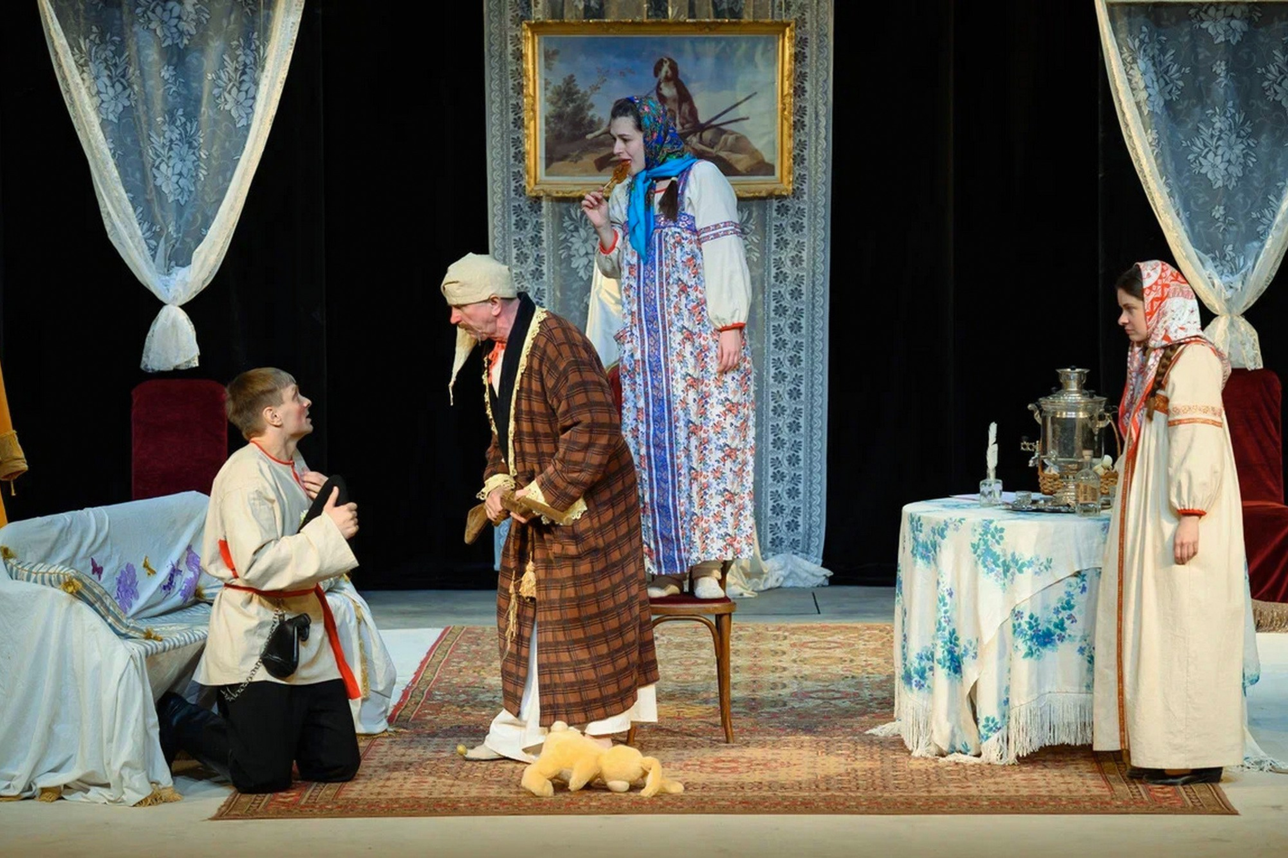 «Барская спесь» или «Анютины глазки» — водевиль. Дом Шрёдера