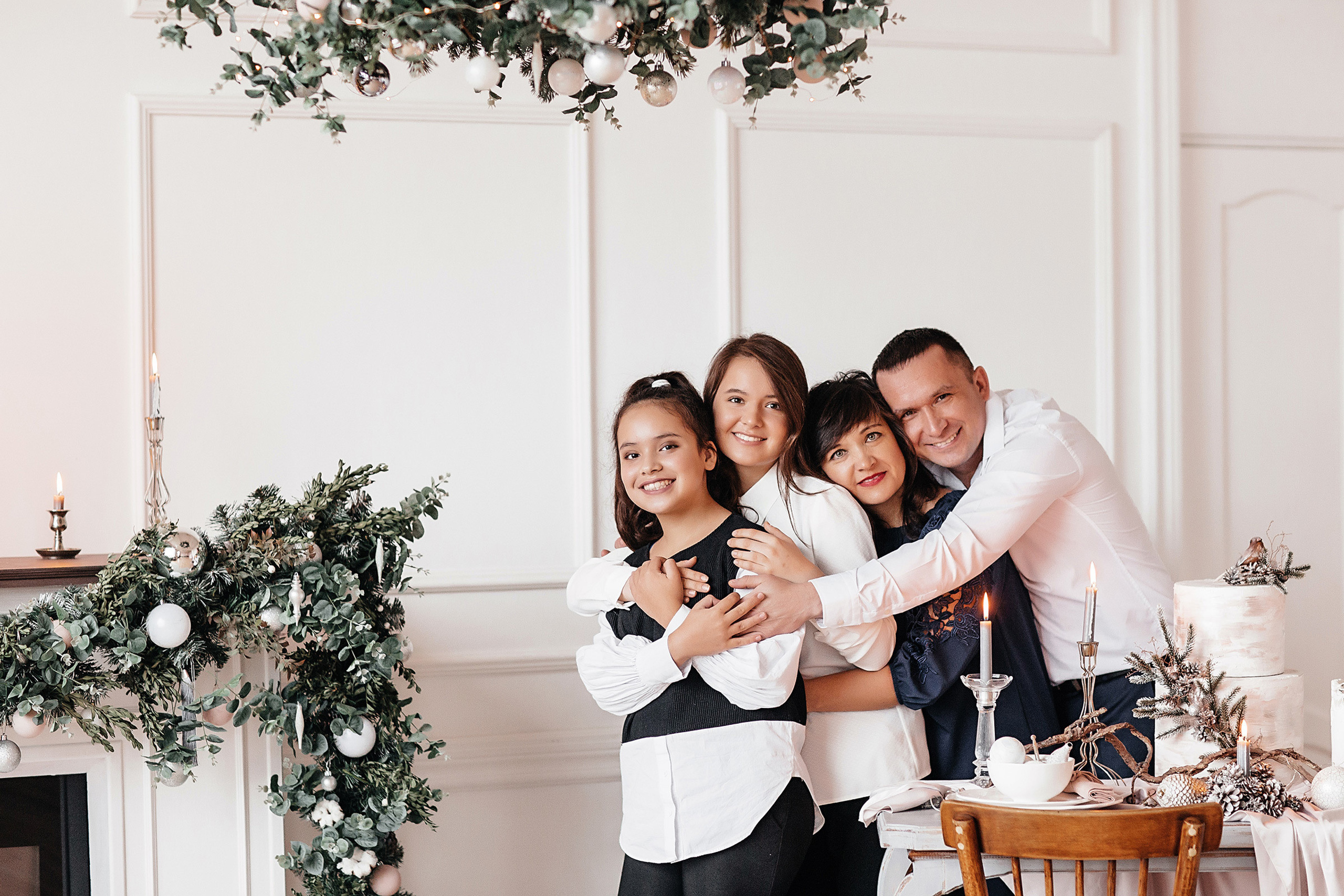 Новогодняя семейная фотосессия