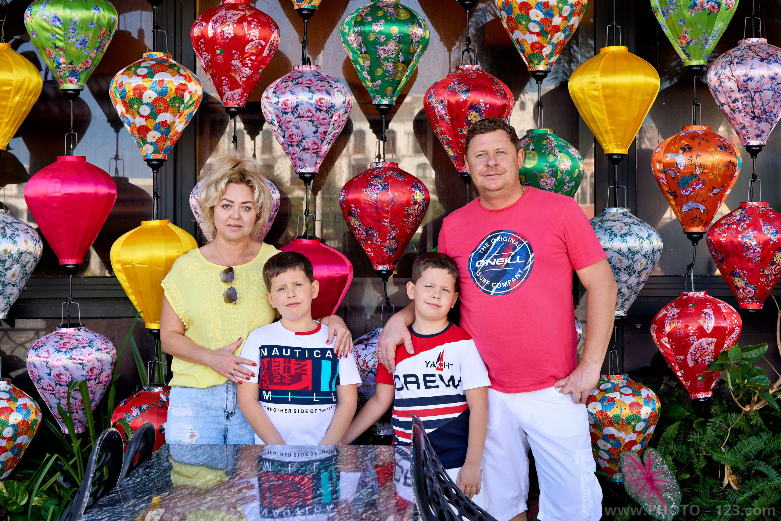 Family Photography in Venice Phu Quoc | Grand World Park