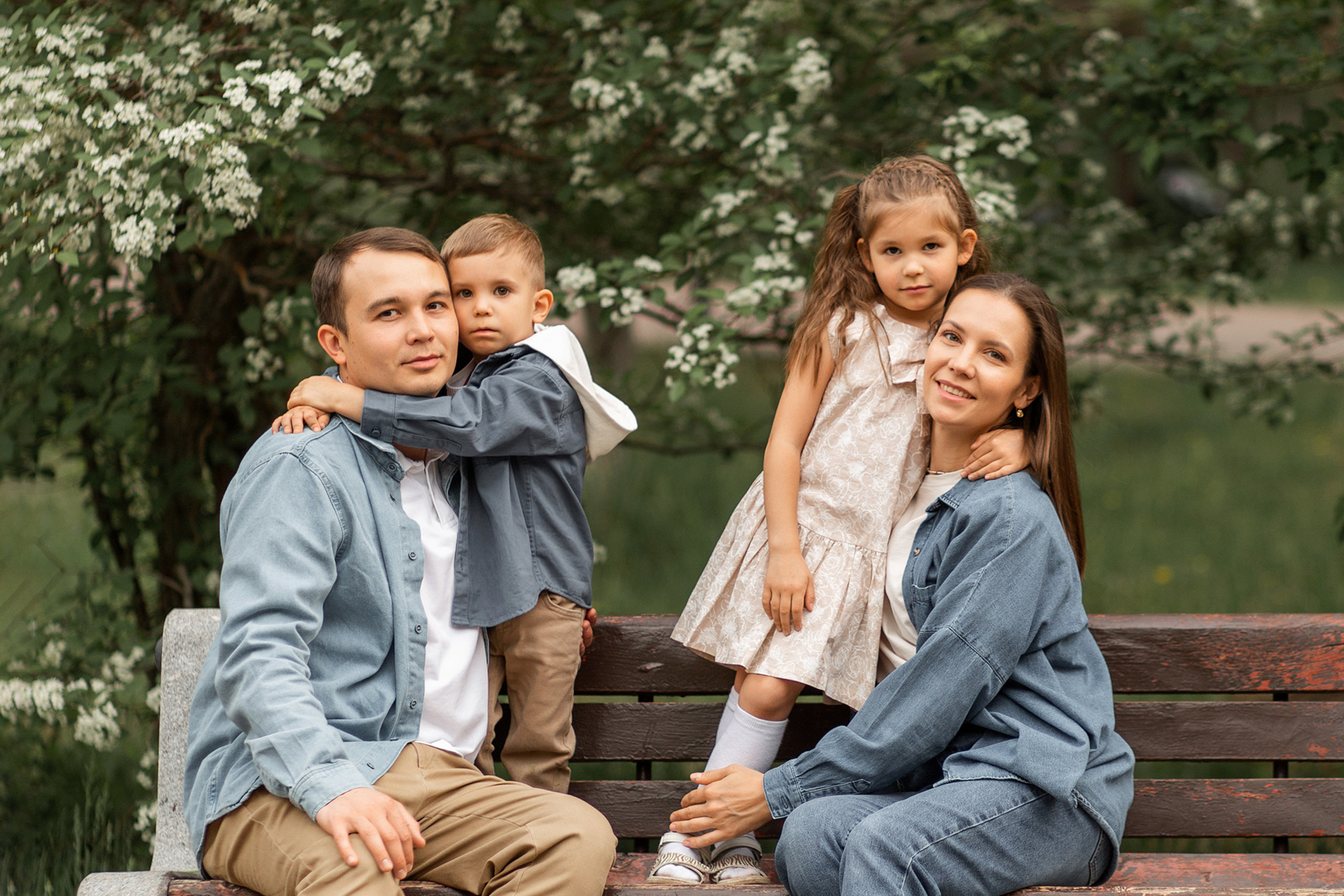 Весення прогулка в парке.