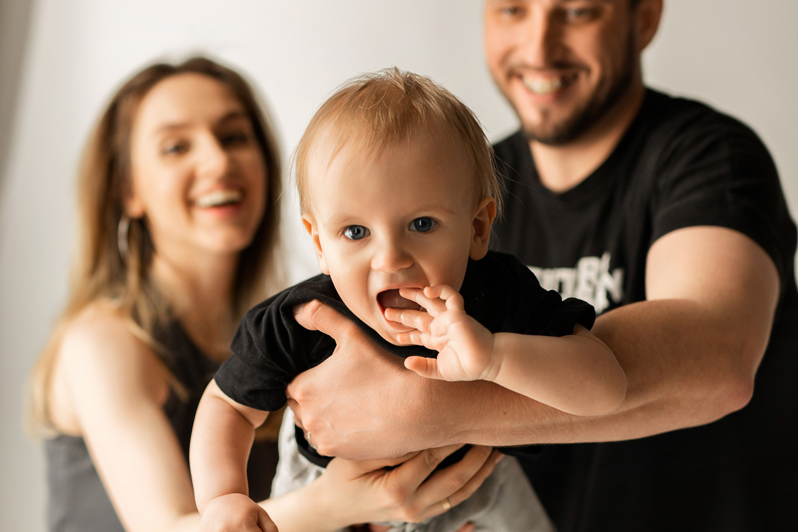 Элина, Андрей и Рома. 1 годик.