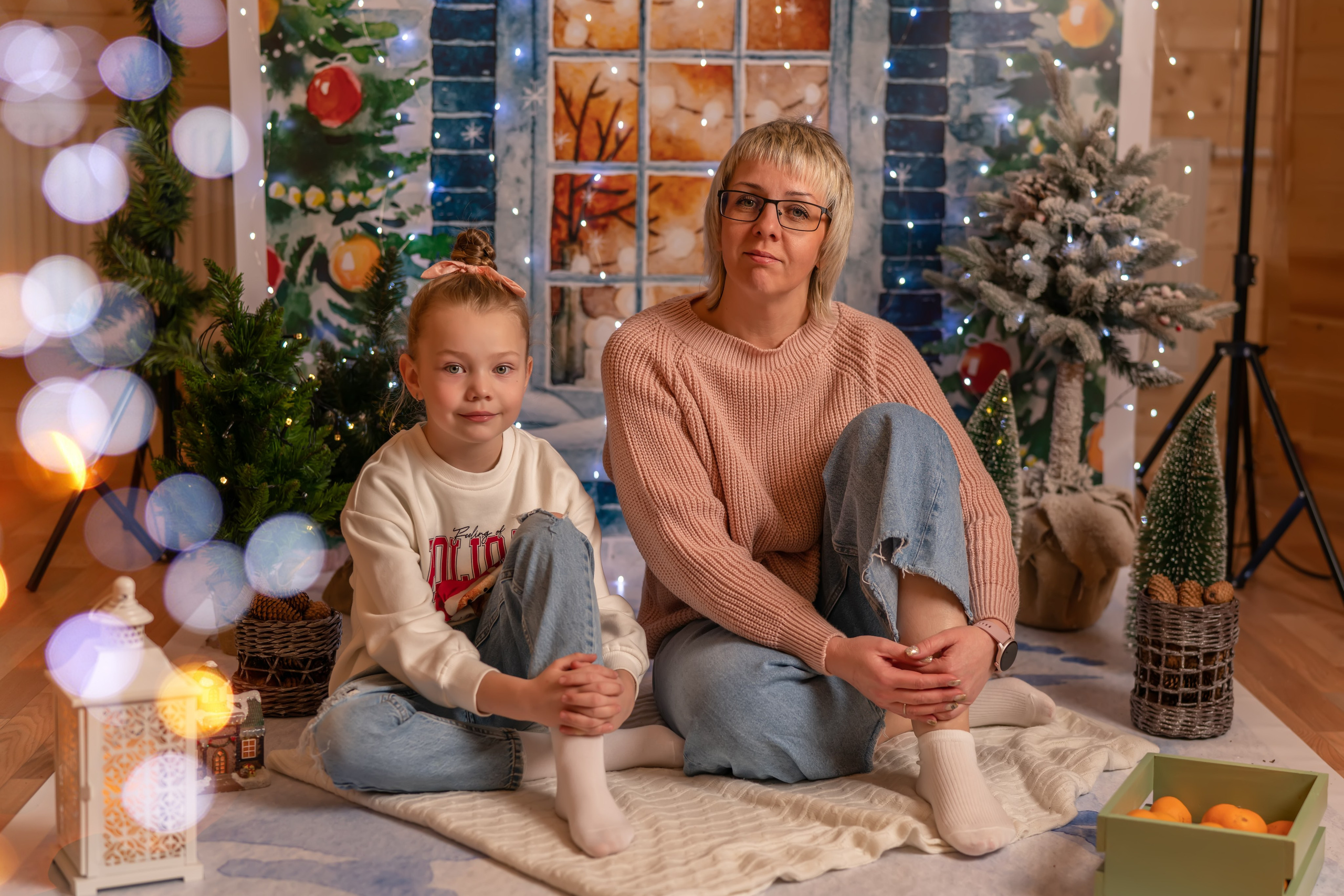 Любовь и Мирослава. Новый год